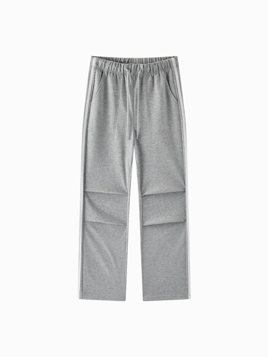 Women Straight Leg Track Pants with Side Stripes