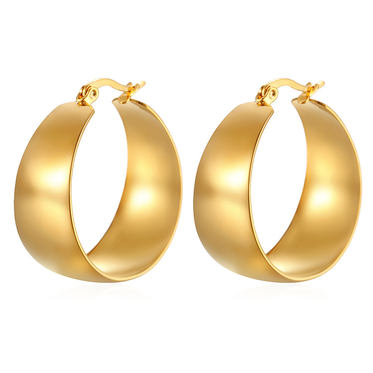 Stainless Steel Hoop Earrings