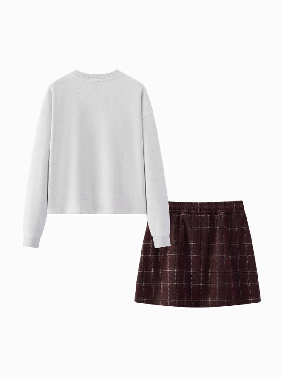 Womens Sweatshirt and Skirt Set