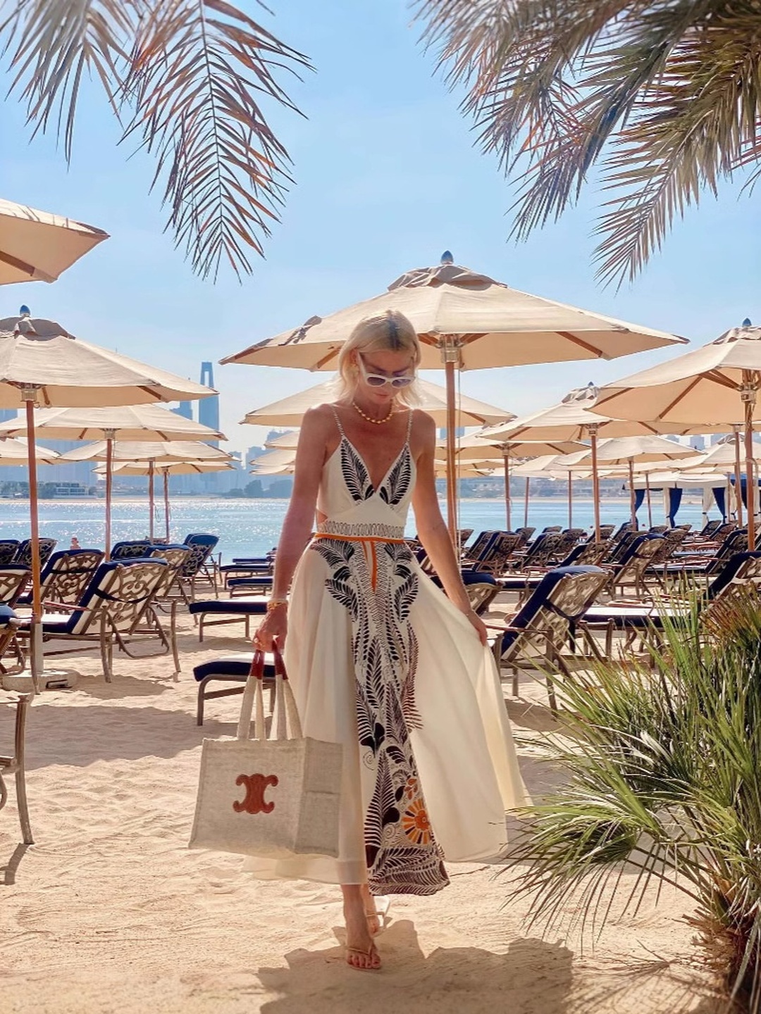 White Tie-Up Back A-Line Maxi Dress