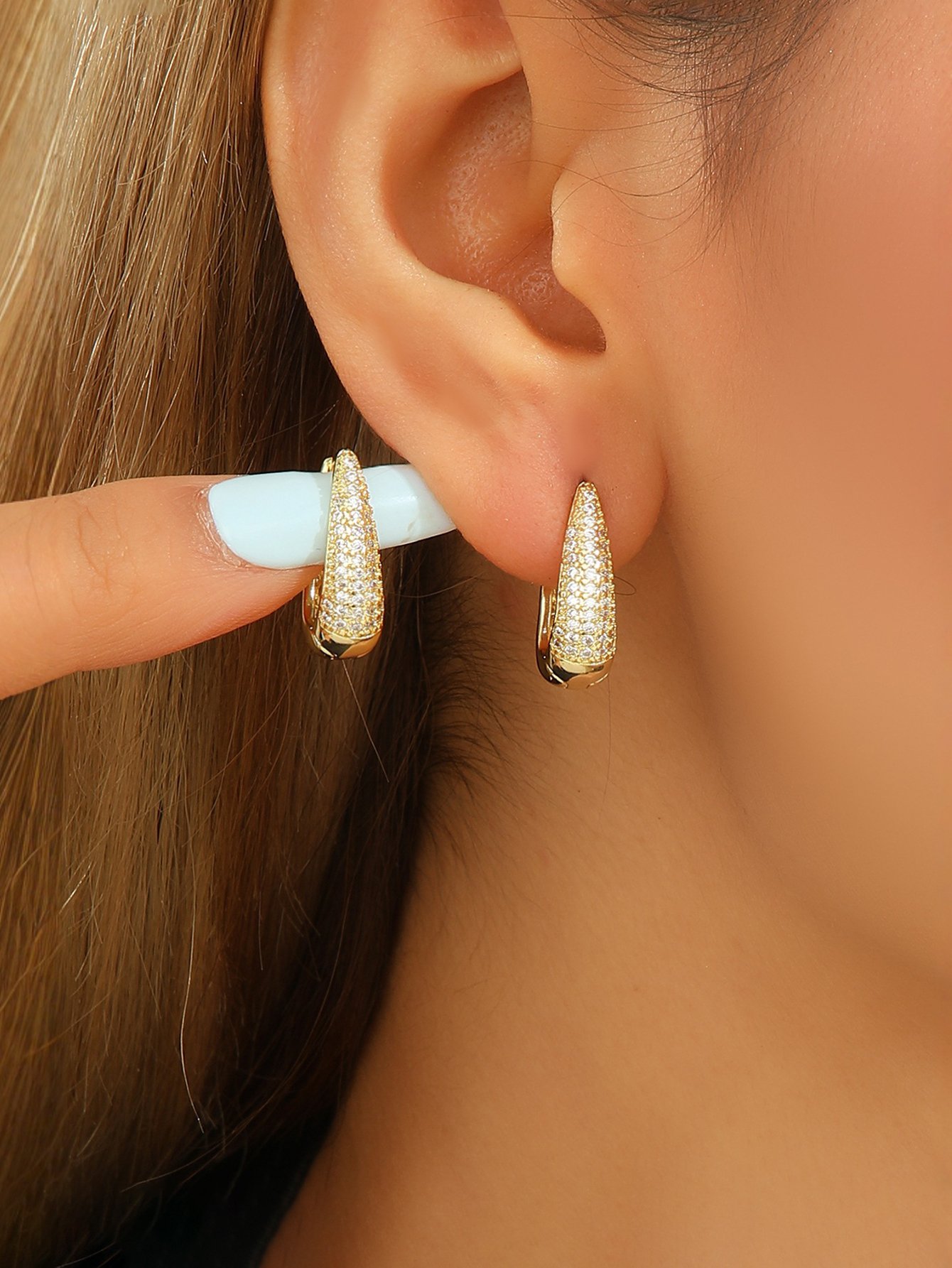 Embellished Hoop Earrings