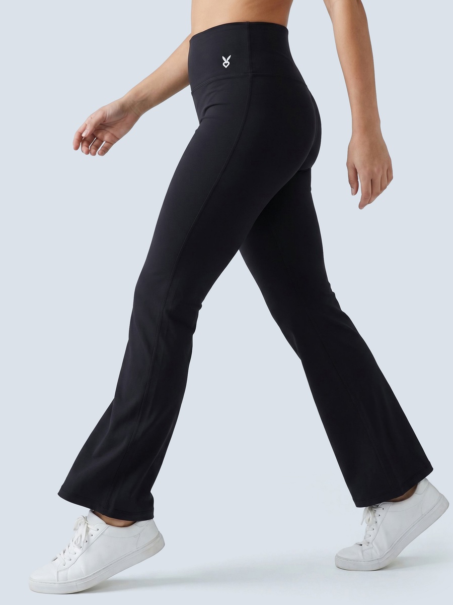 Black Bootcut Active Pants