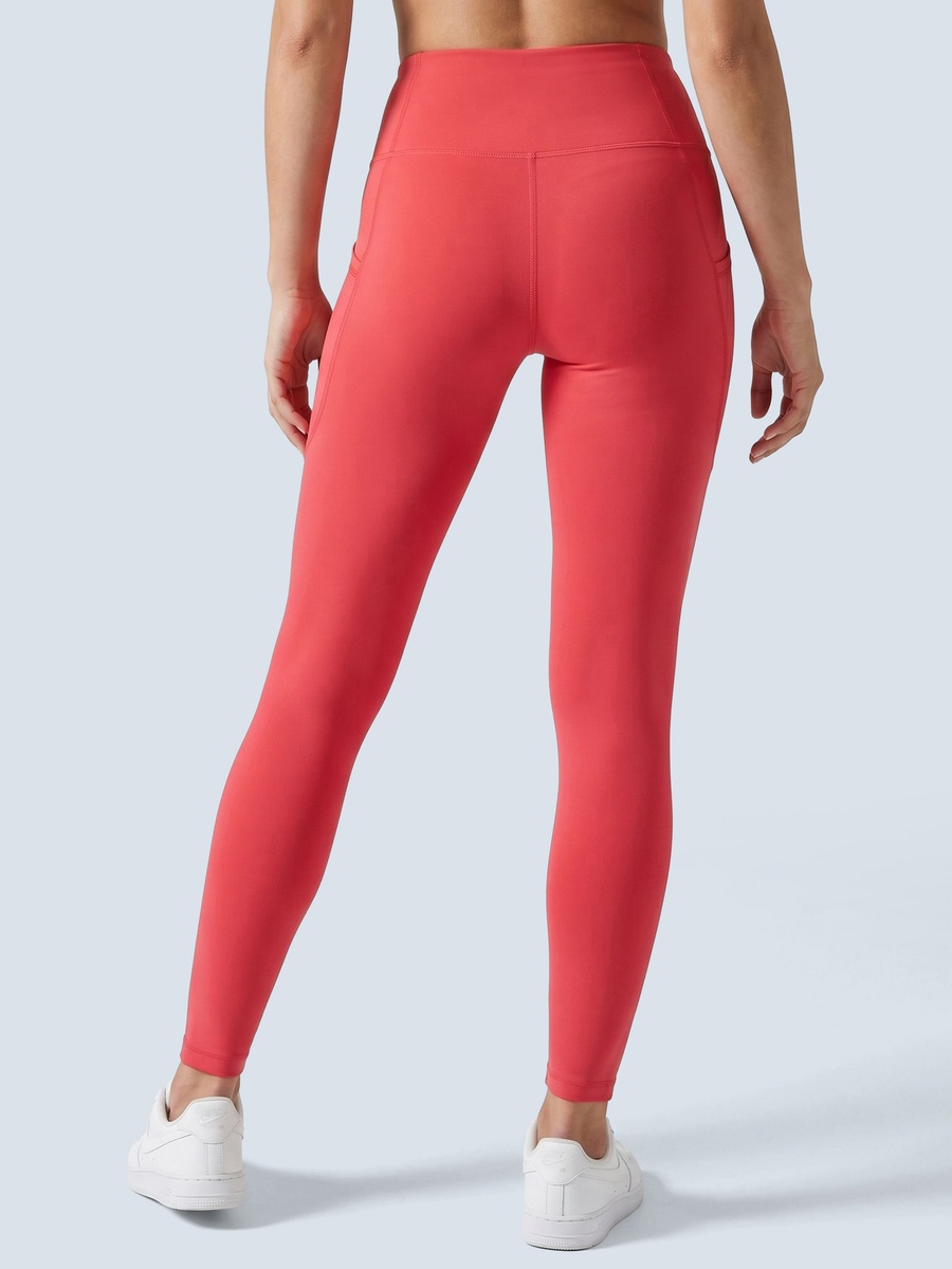 Red Sculpting Compression Stretchable Sports Legging