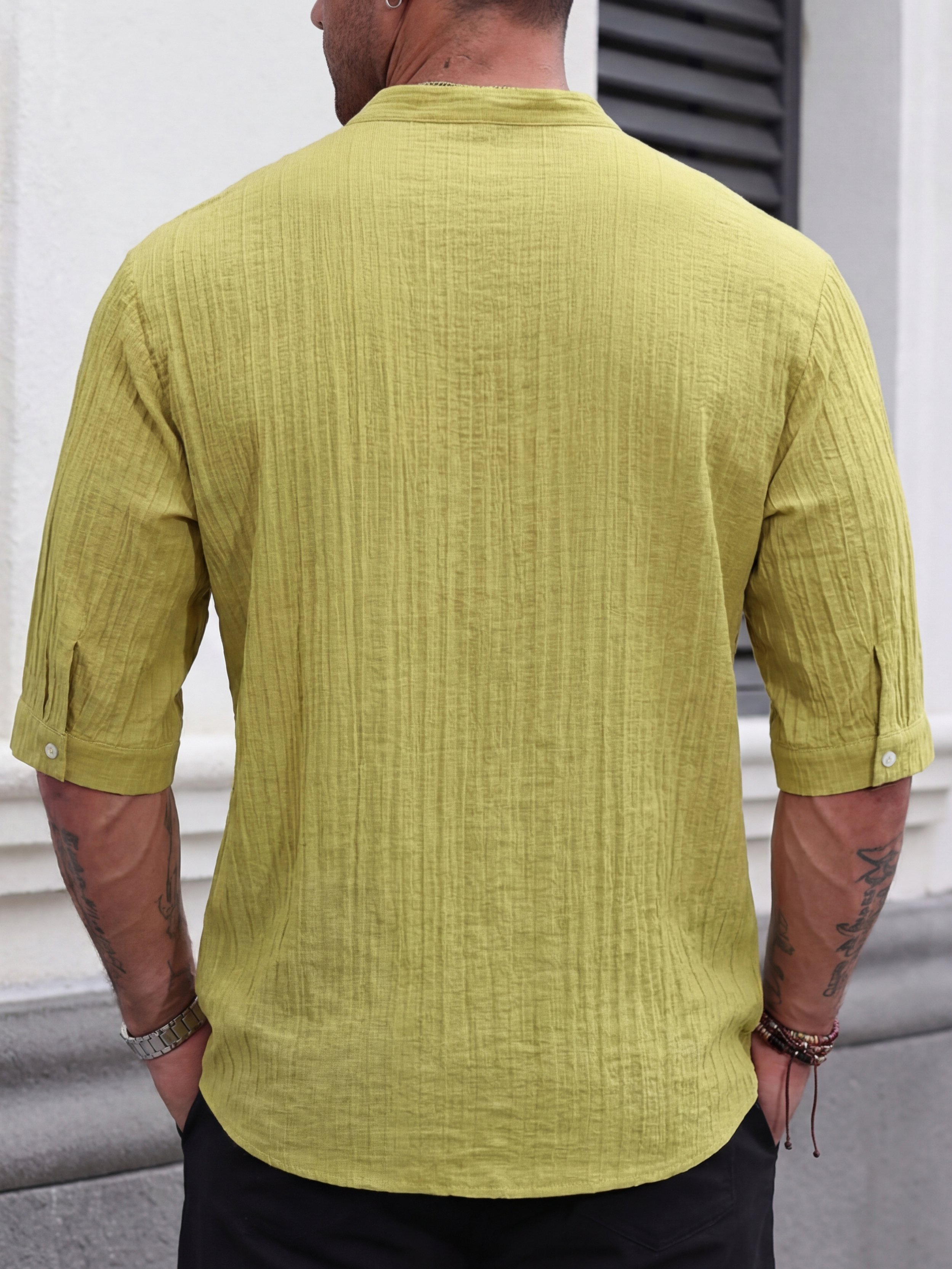Men Drawstring Design Casual Top