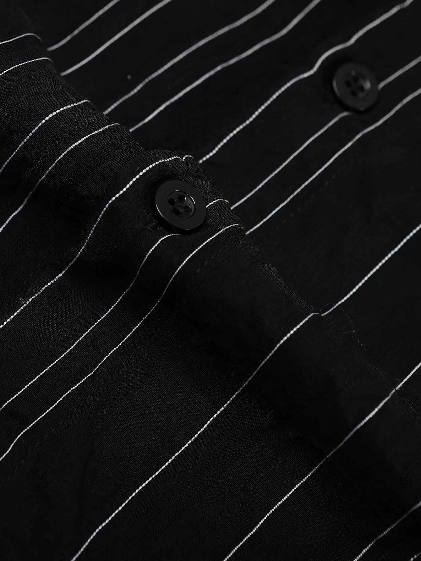 Men Striped Short Sleeve Shirt
