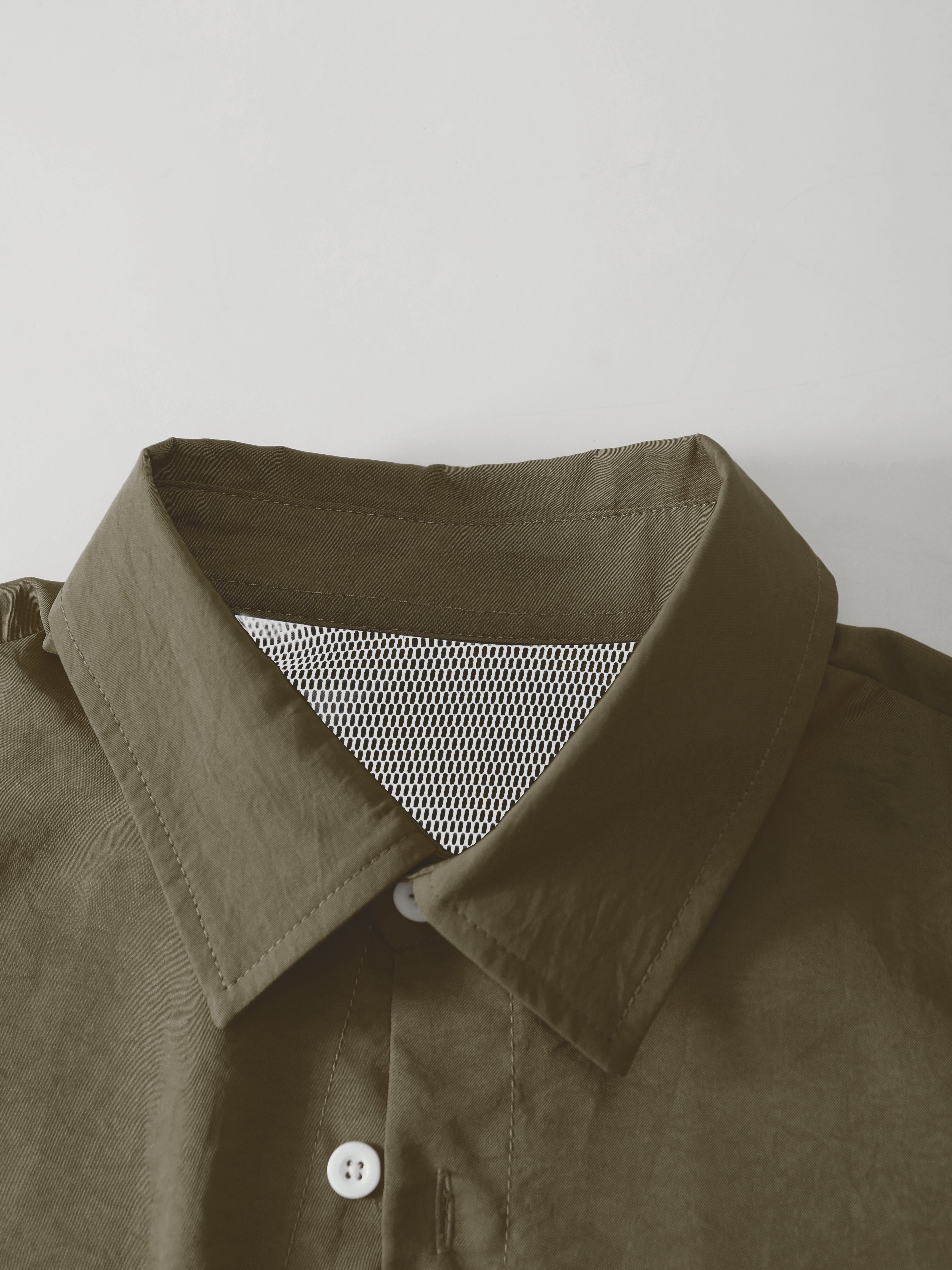 Men Casual Utility Work Shirt with Flap Pocket