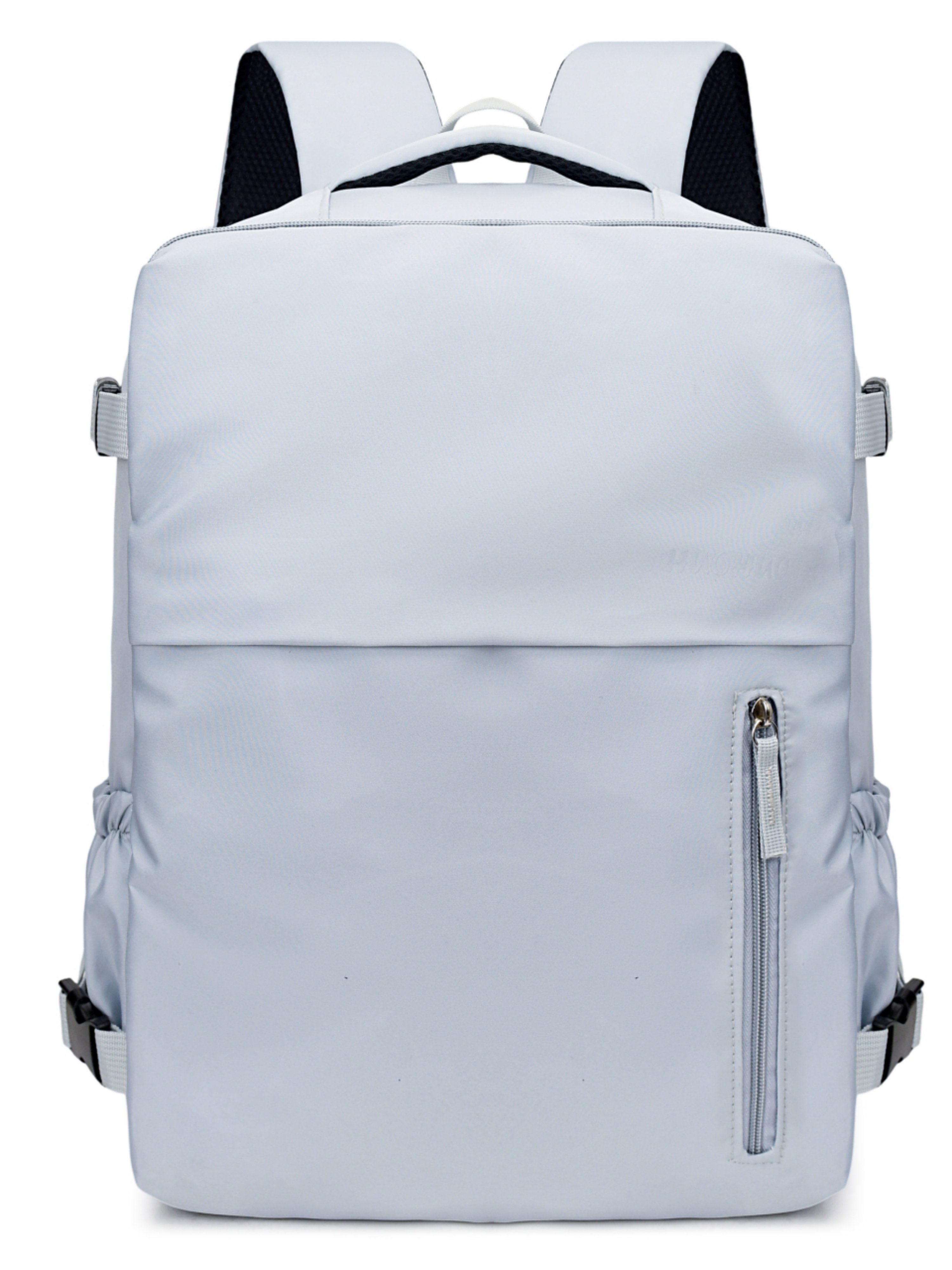 Light Blue Backpack with Shoe Compartment