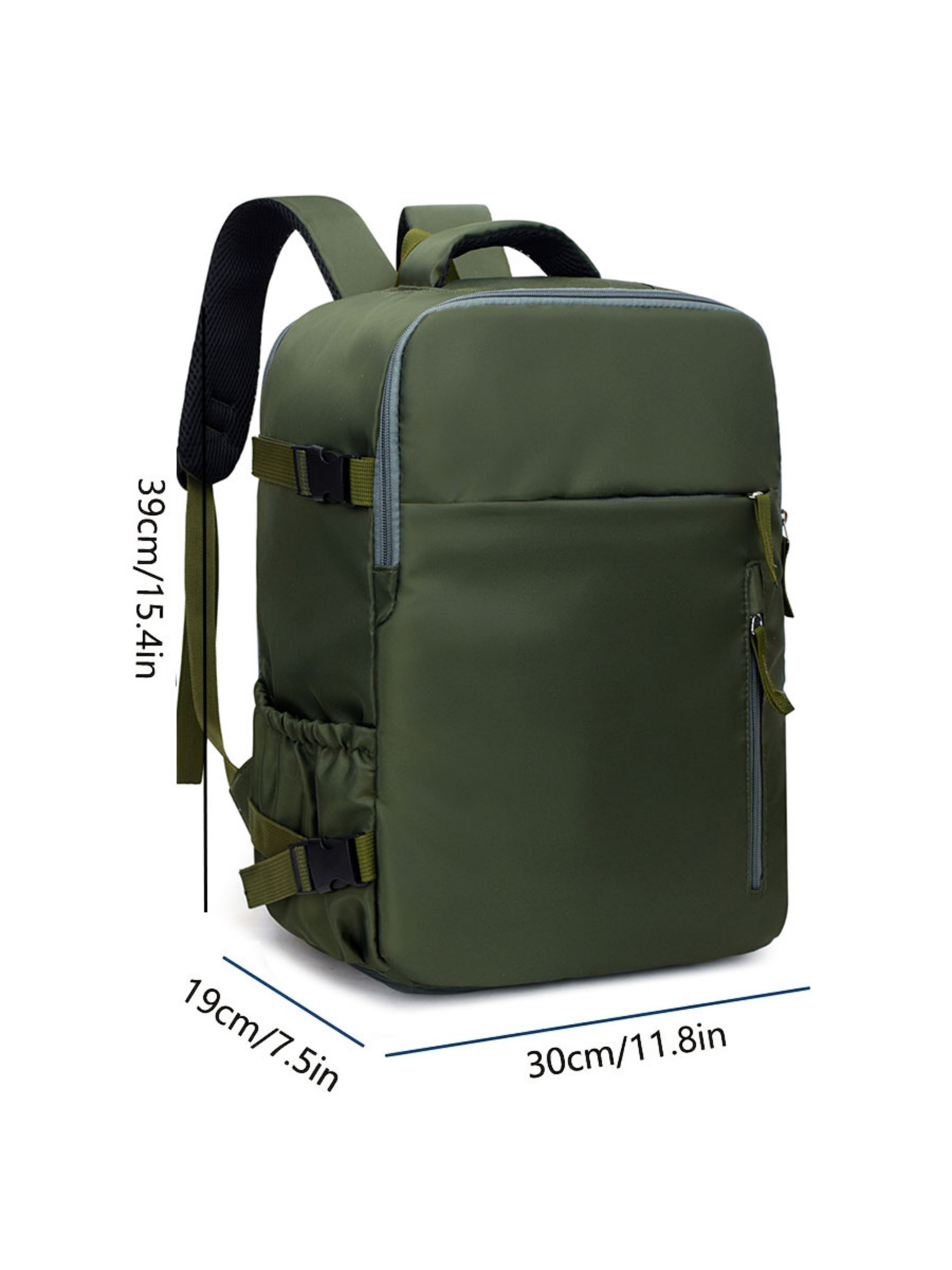 Dark Green Travel Backpack