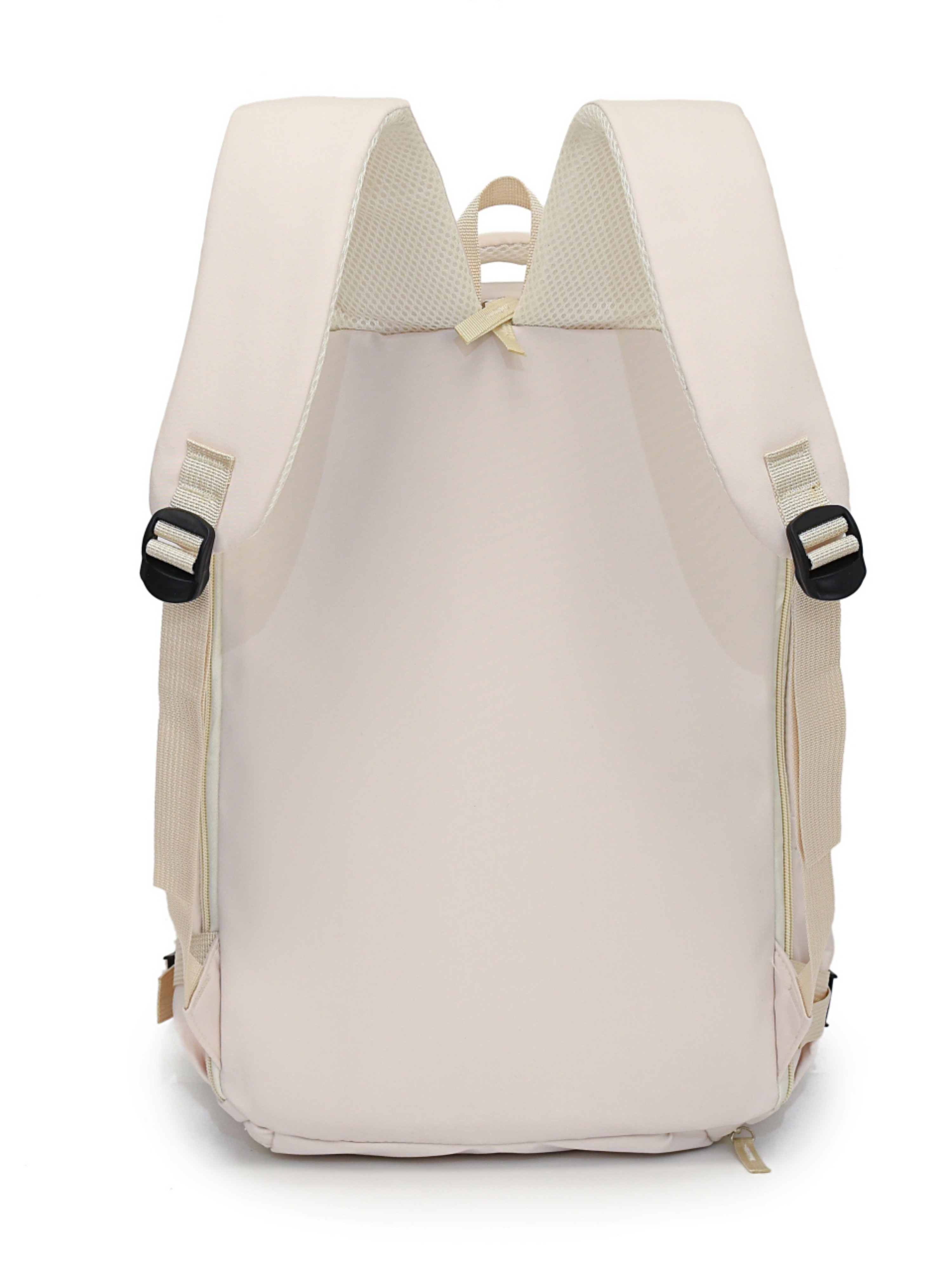 White Backpack with Shoe Compartment