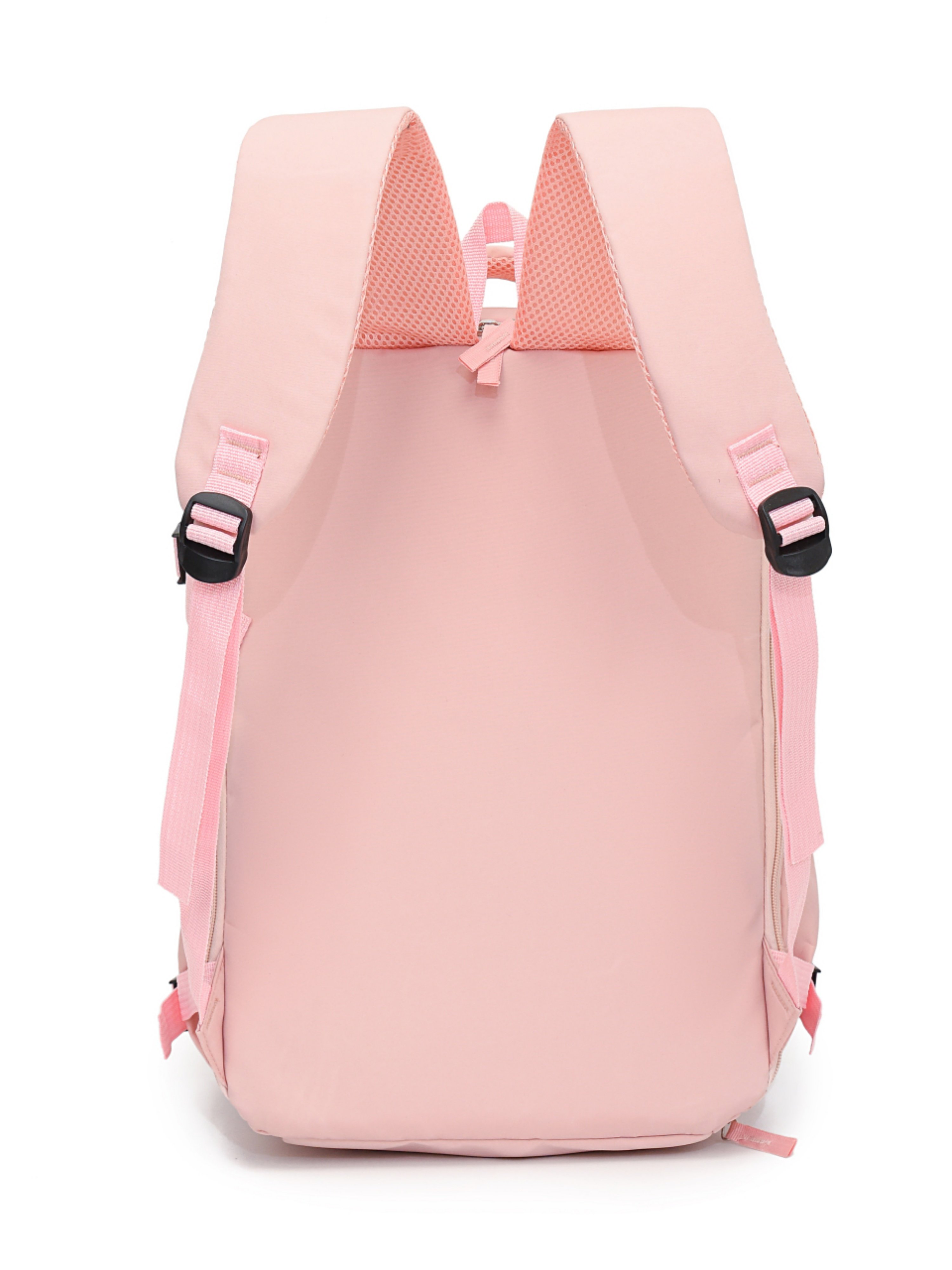 Pink Backpack with Shoe Compartment