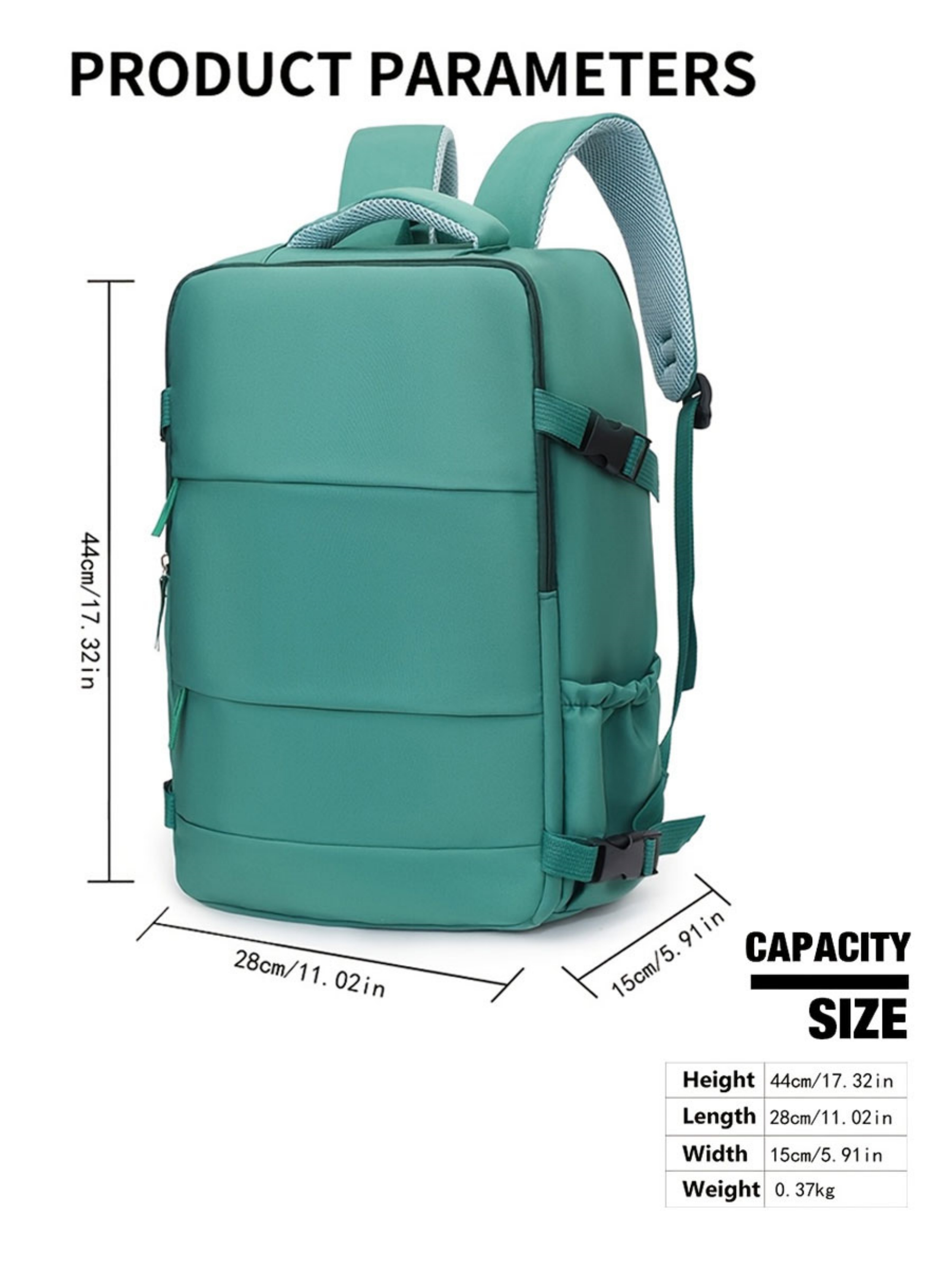 Backpack with Shoe Compartment