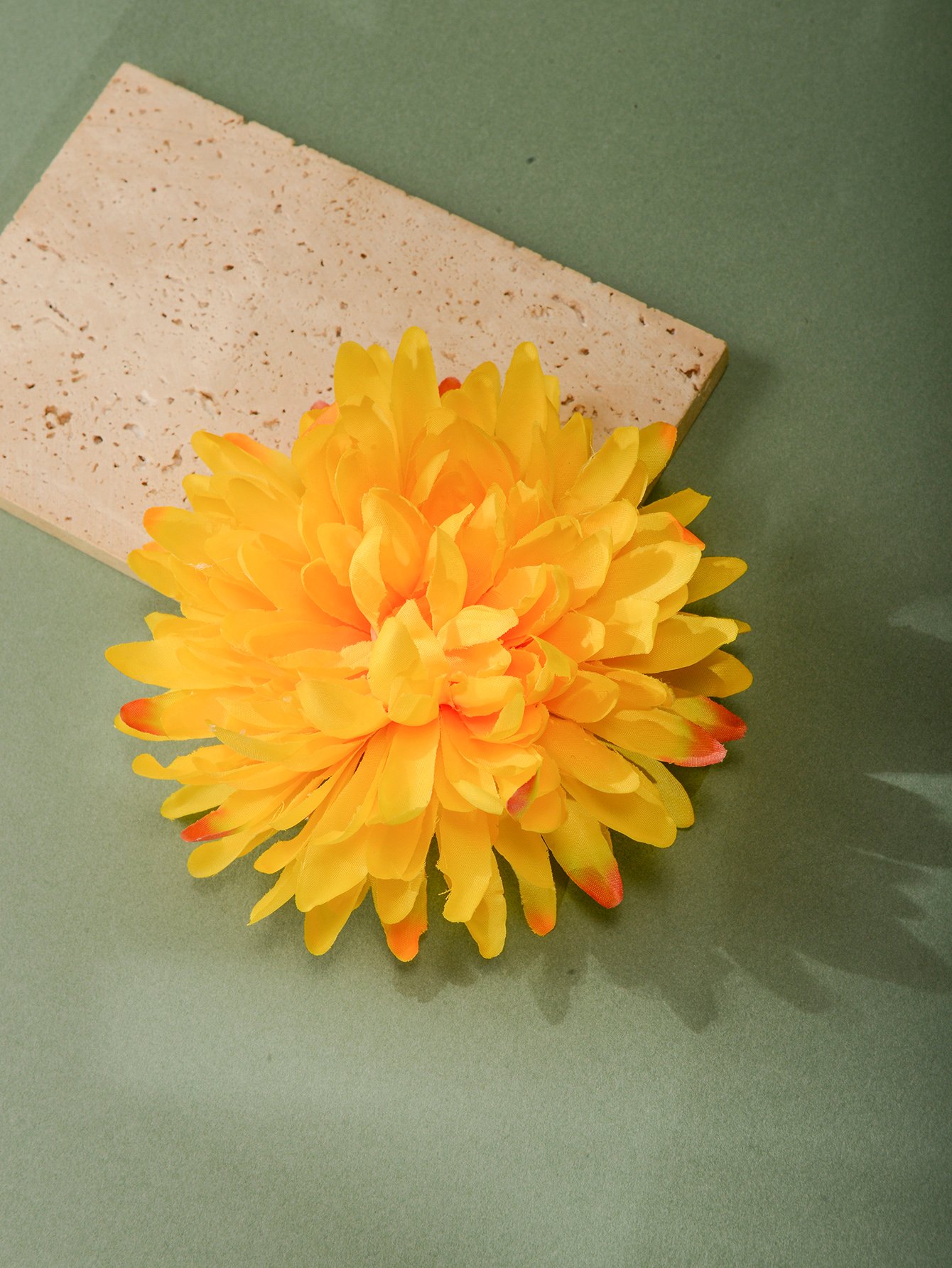 Solid Big Flower Hair Clip