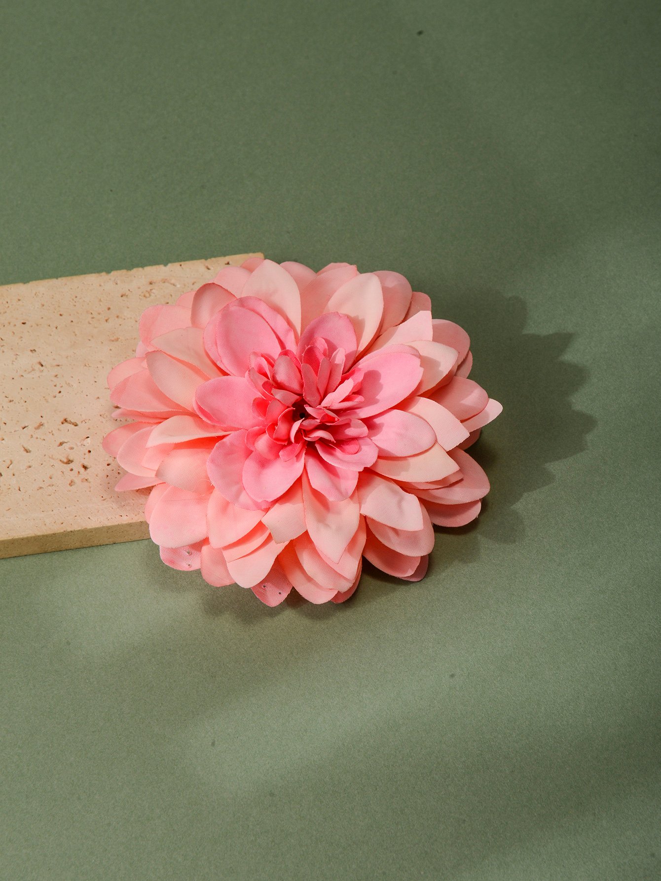 Light Pink Flower Hair Clip