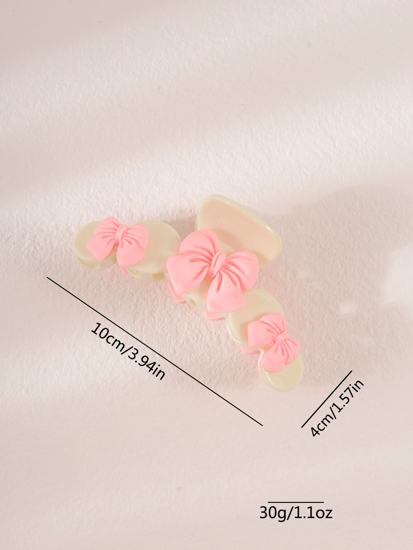Multi-Color Bow Claw Clips