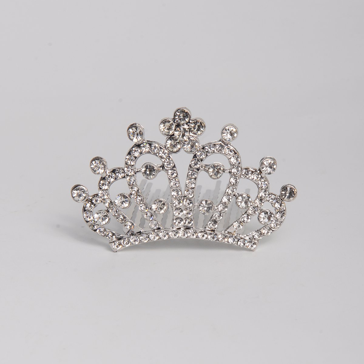 Silver Tiara Haircomb 