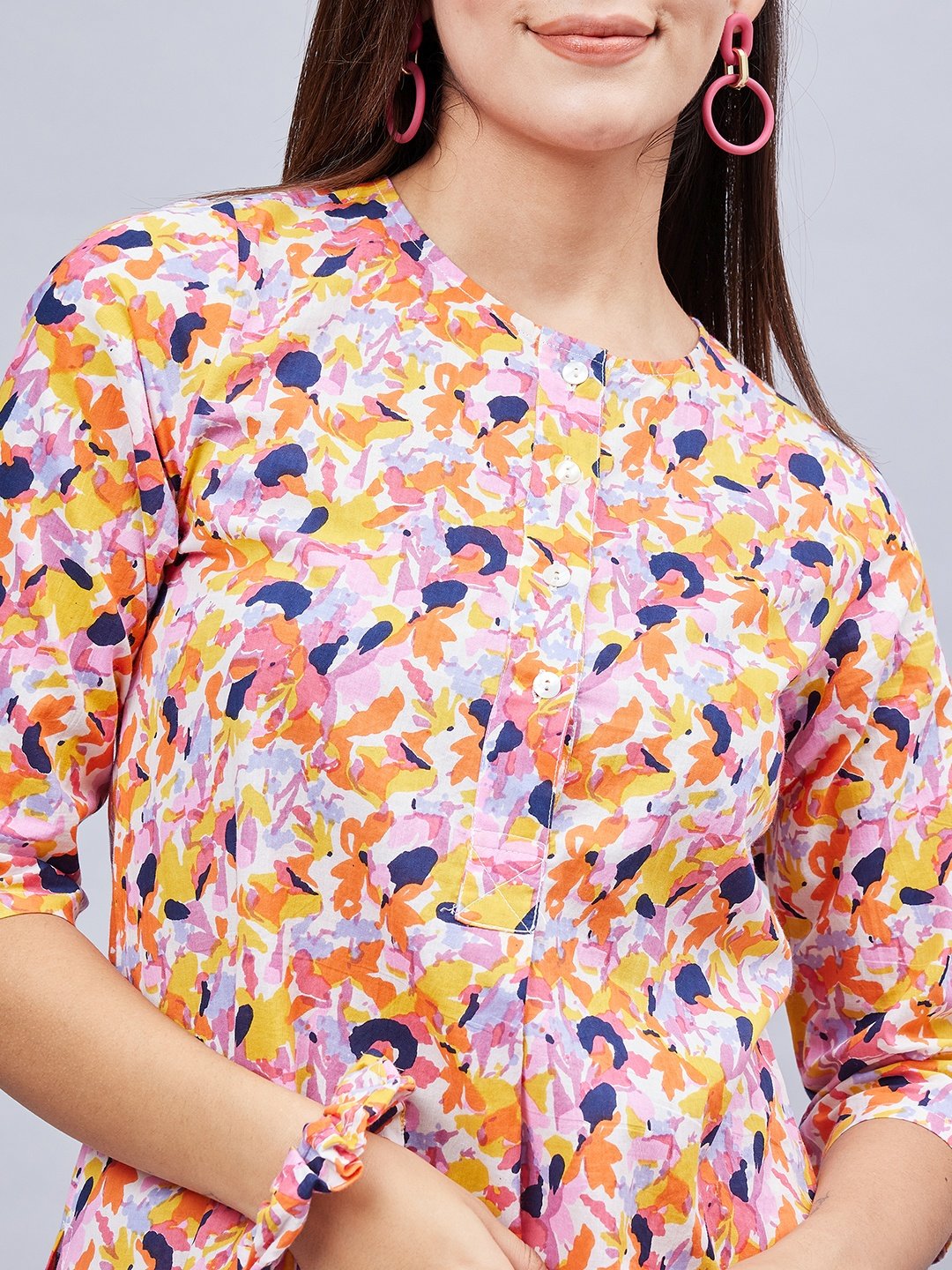All Over Print Longline Tunic and Pants Co-ord Set
