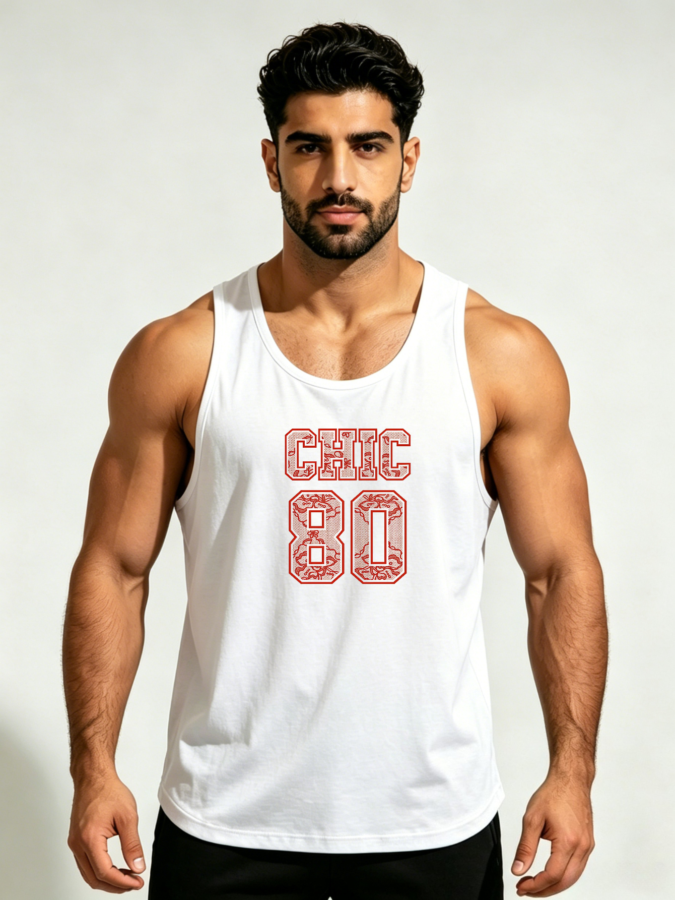 Men Printed Lightweight Tank Top