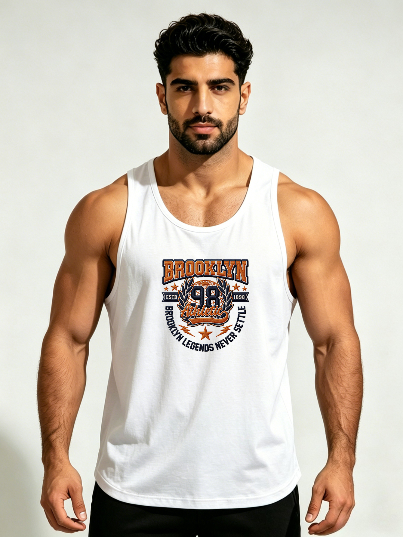 Men Printed Lightweight Tank Top