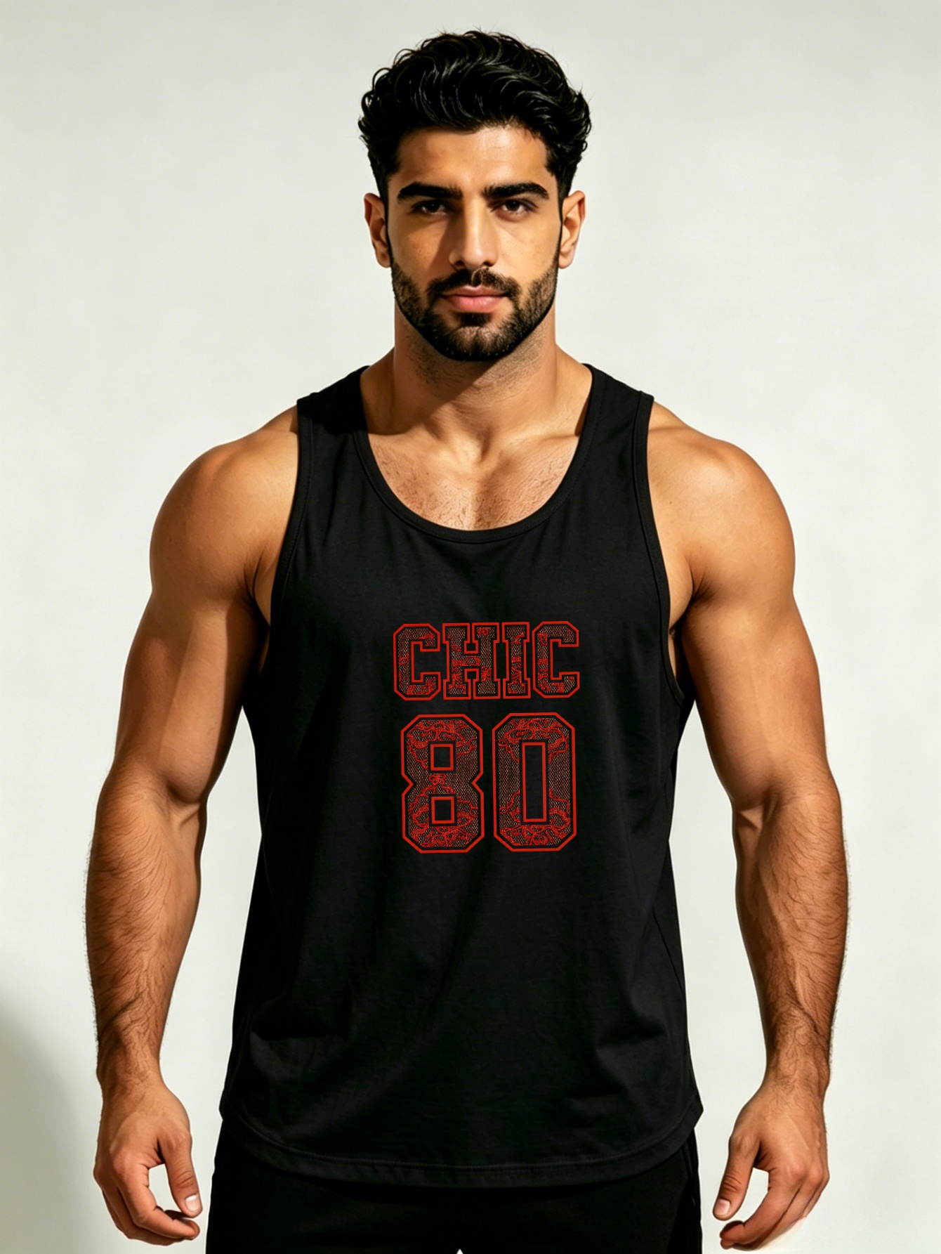Men Printed Lightweight Tank Top