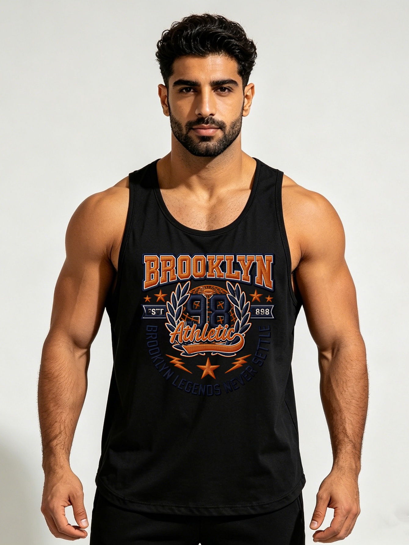 Men Printed Lightweight Tank Top