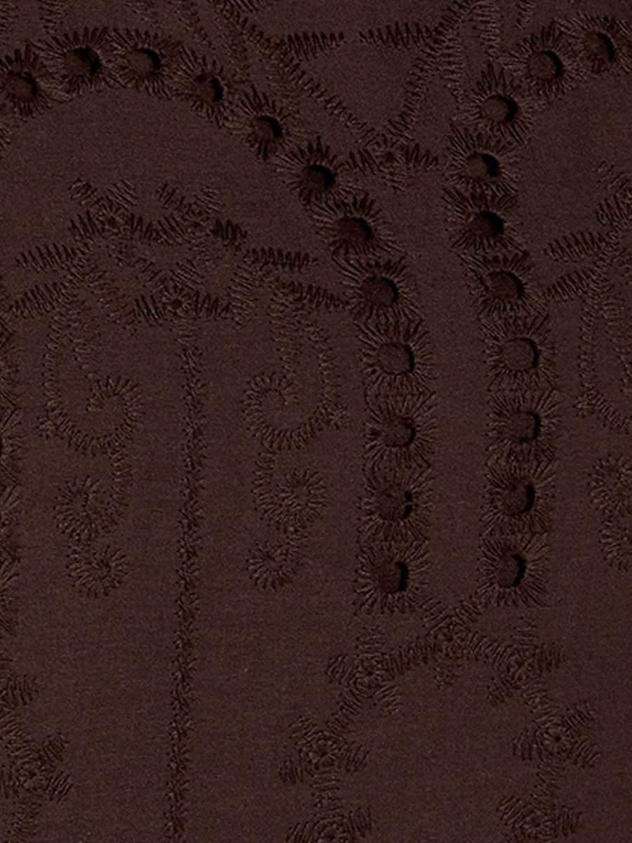 Cotton Top with Schiffli Embroidery