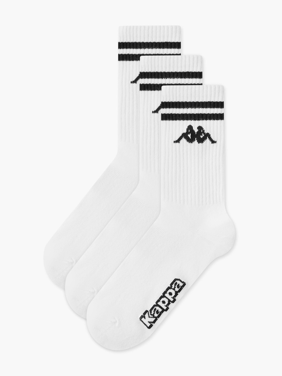 Pack of 3 Crew Length Cotton Socks