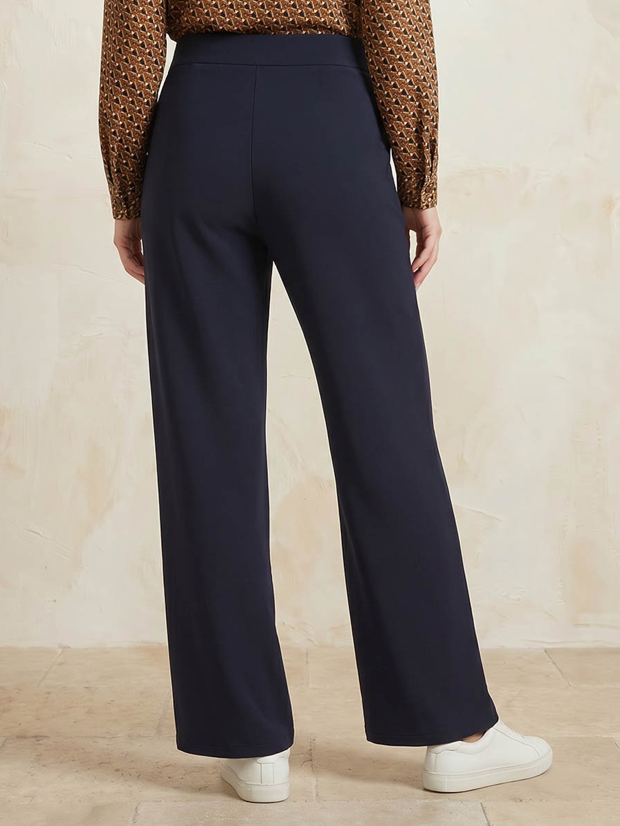 Wide Leg Ponte Pants