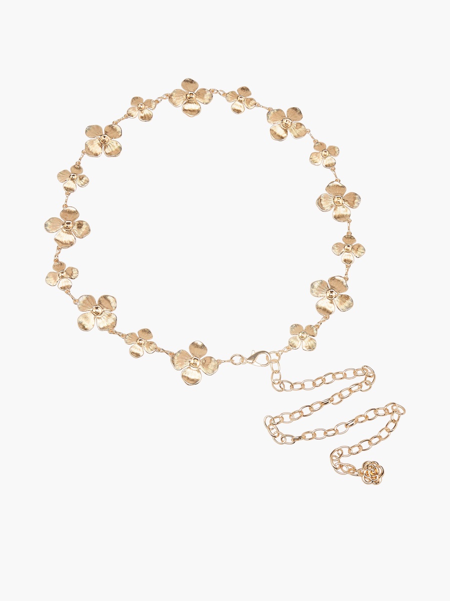 Metal Jewellery Belt with Lobster Hook Closure
