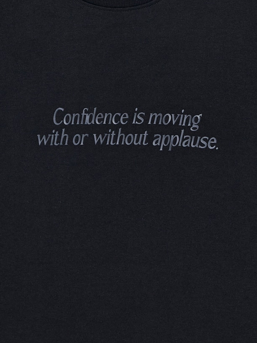 Men Regular Fit Crew Neck Short Sleeves Slogan Print T-Shirt