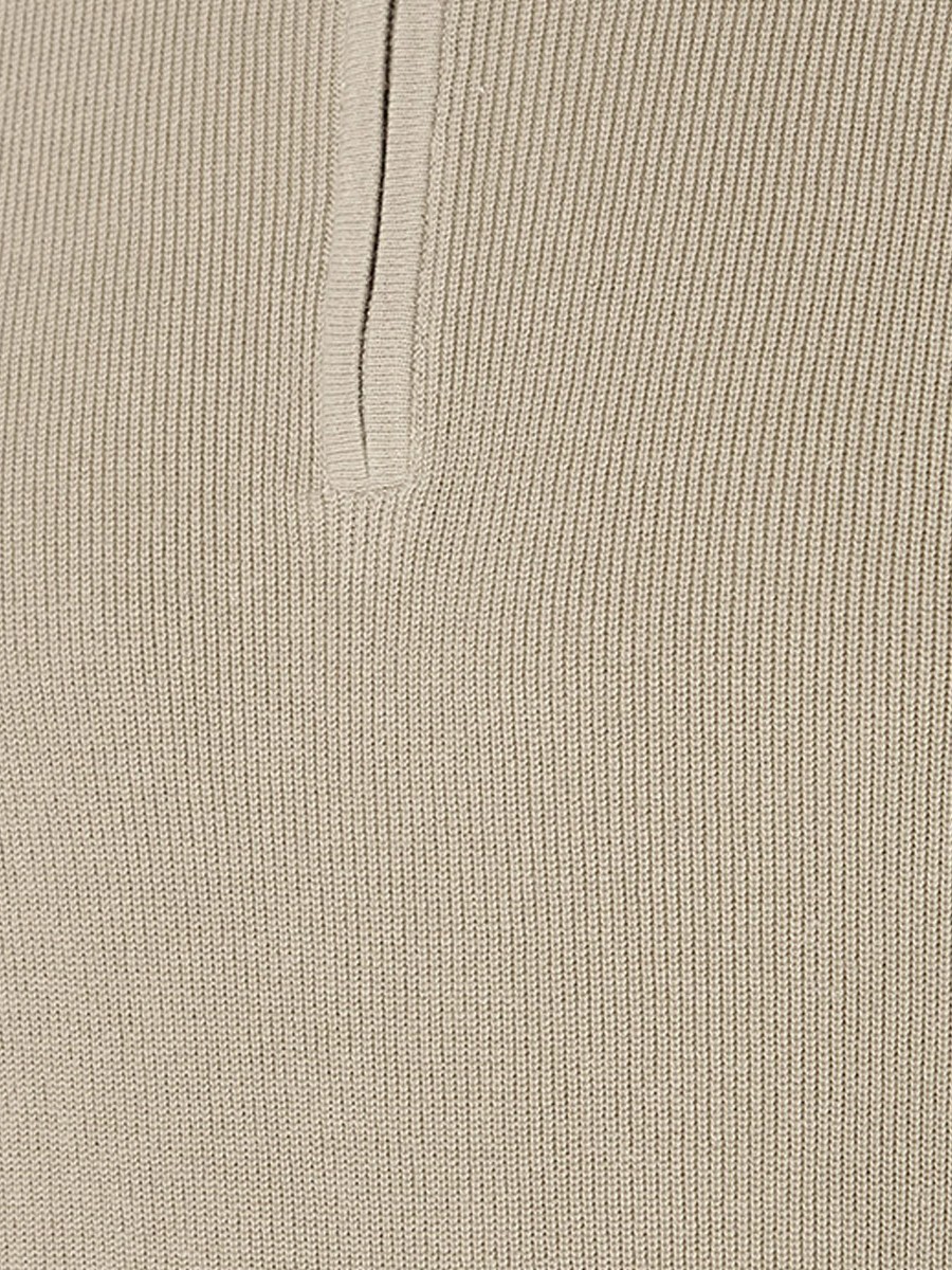 Men Short Sleeves Textured Polo T-Shirt