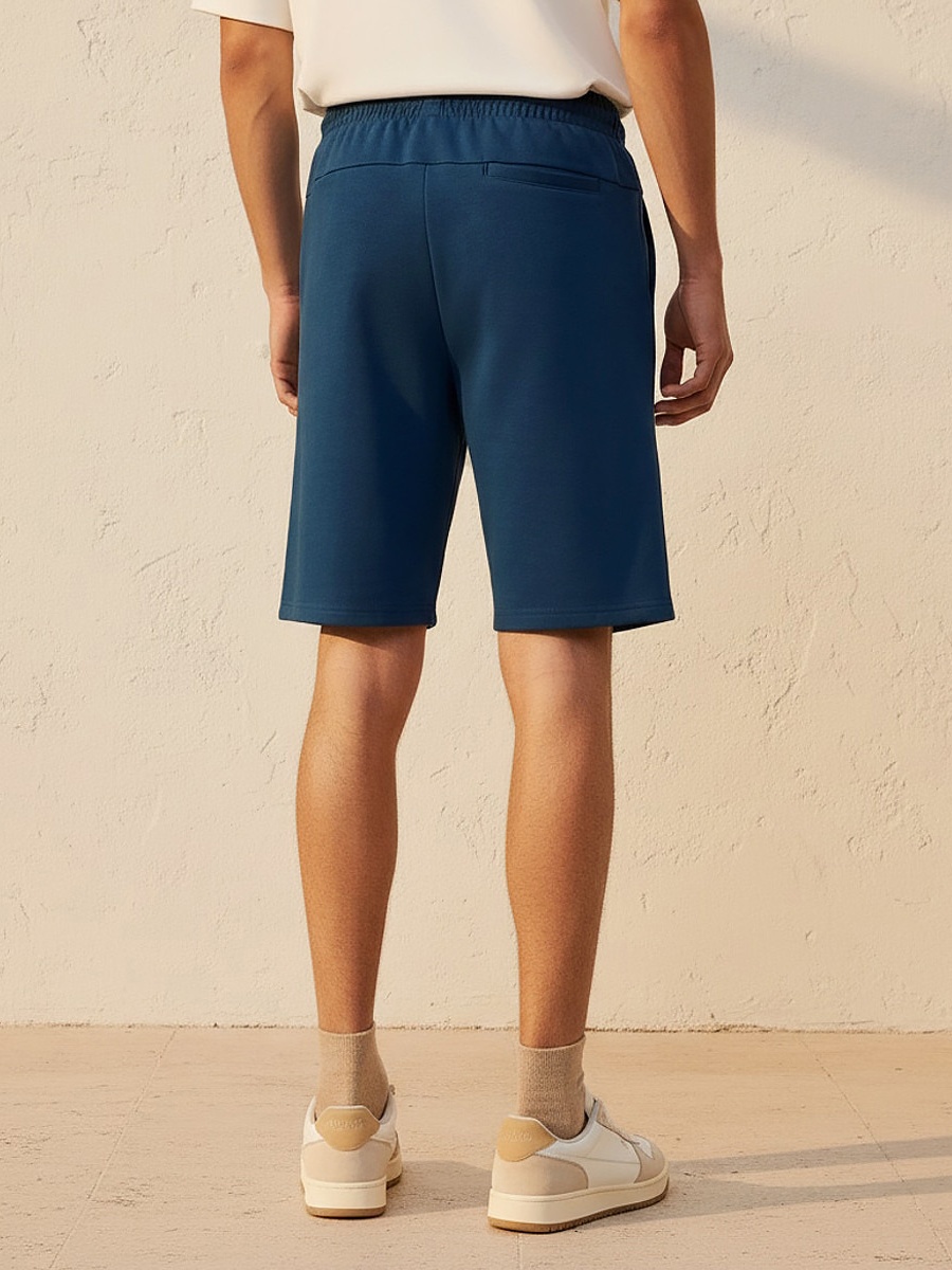 Men Performance Perforated Panel Shorts