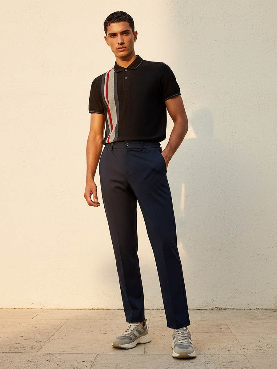Men Slim Fit Trousers