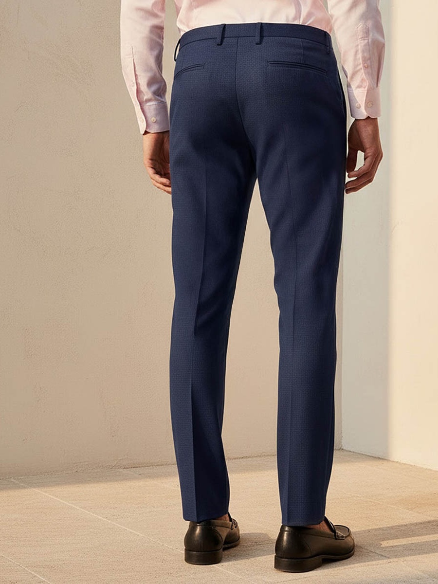 Men Slim Fit Formal Trousers
