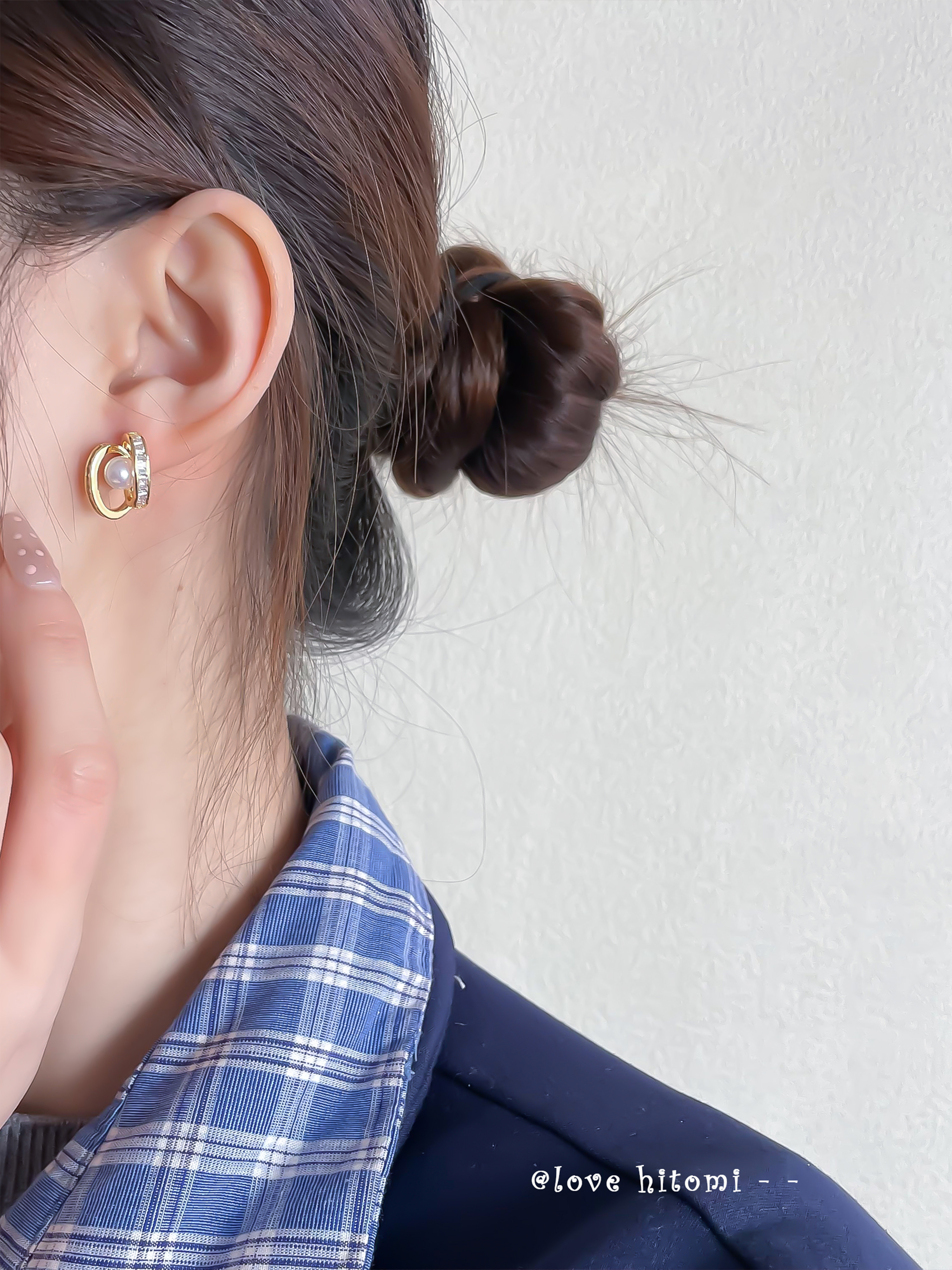 Faux Pearl Stud Earrings