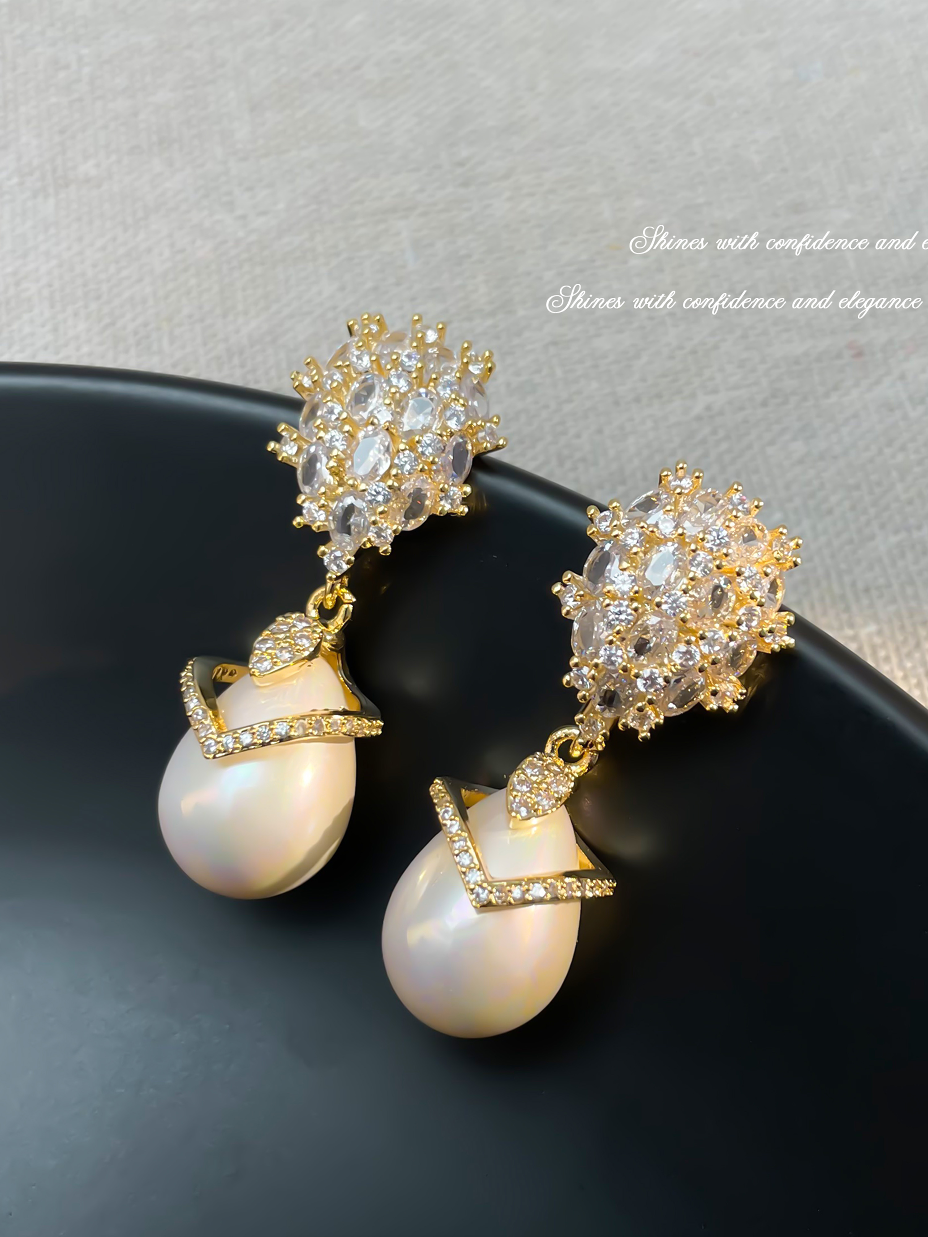 Embellished Dangle Earrings