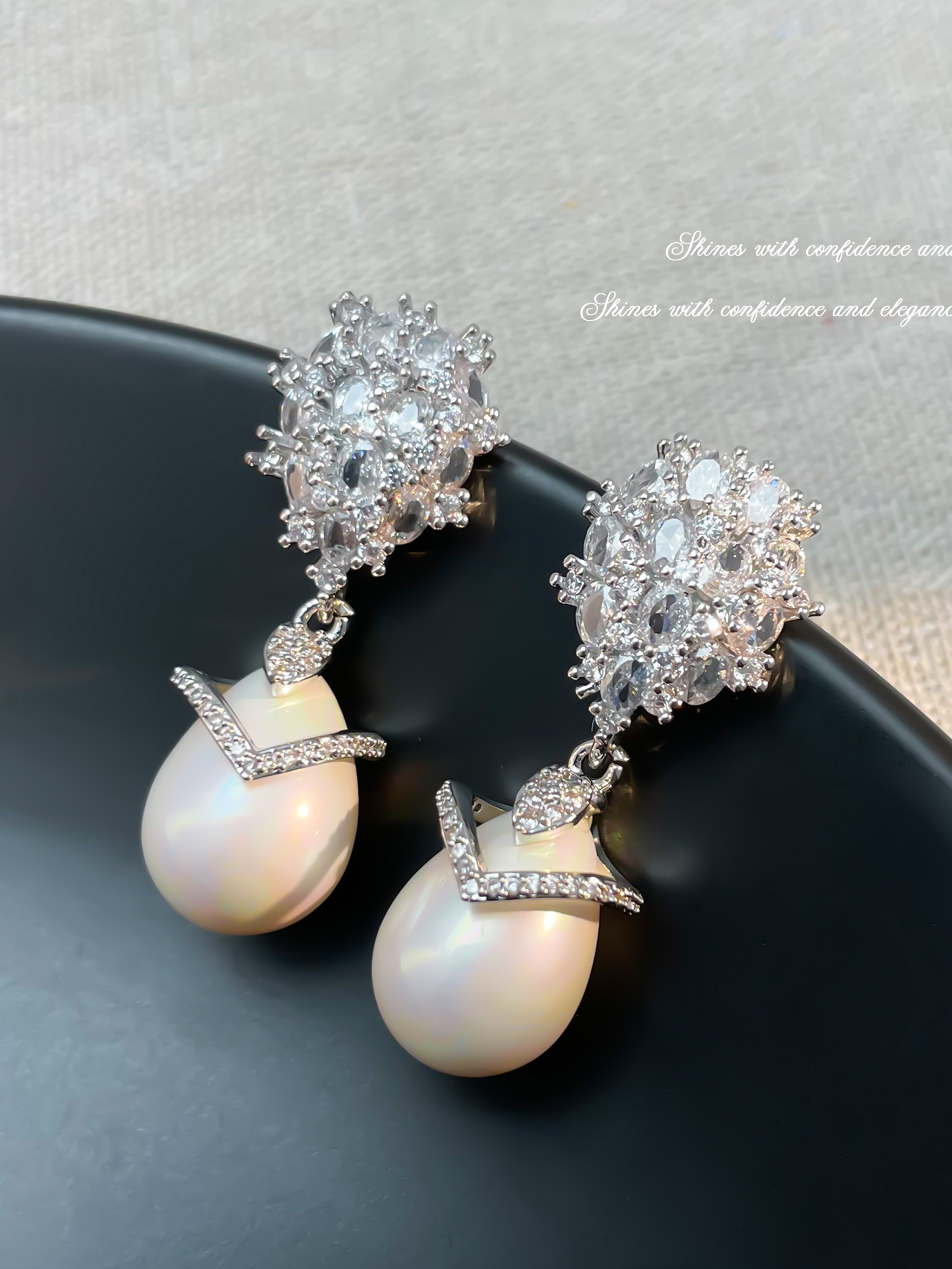 Embellished Dangle Earrings