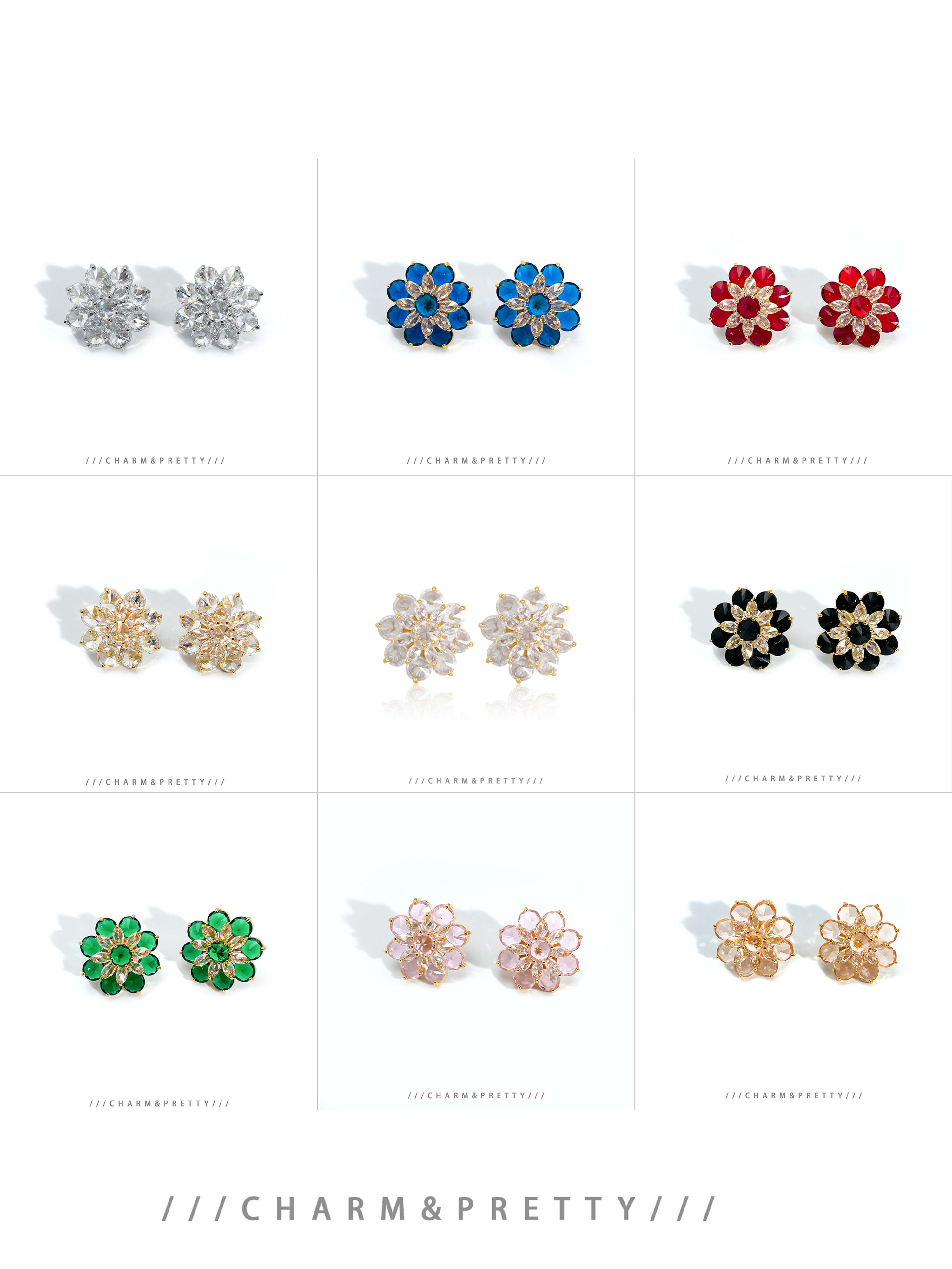 Flower Stud Earrings