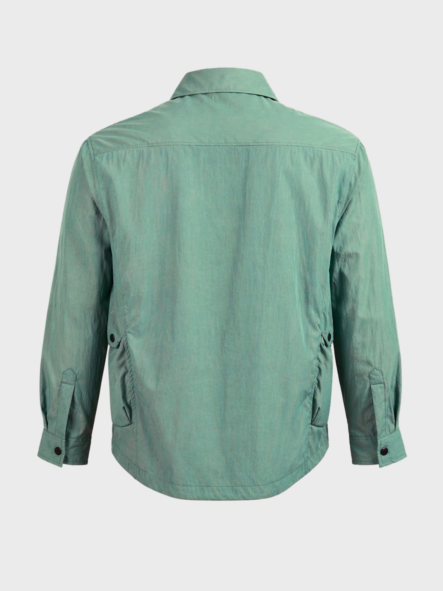 Men Relaxed Fit Solid Cutaway Collar Casual Shirt