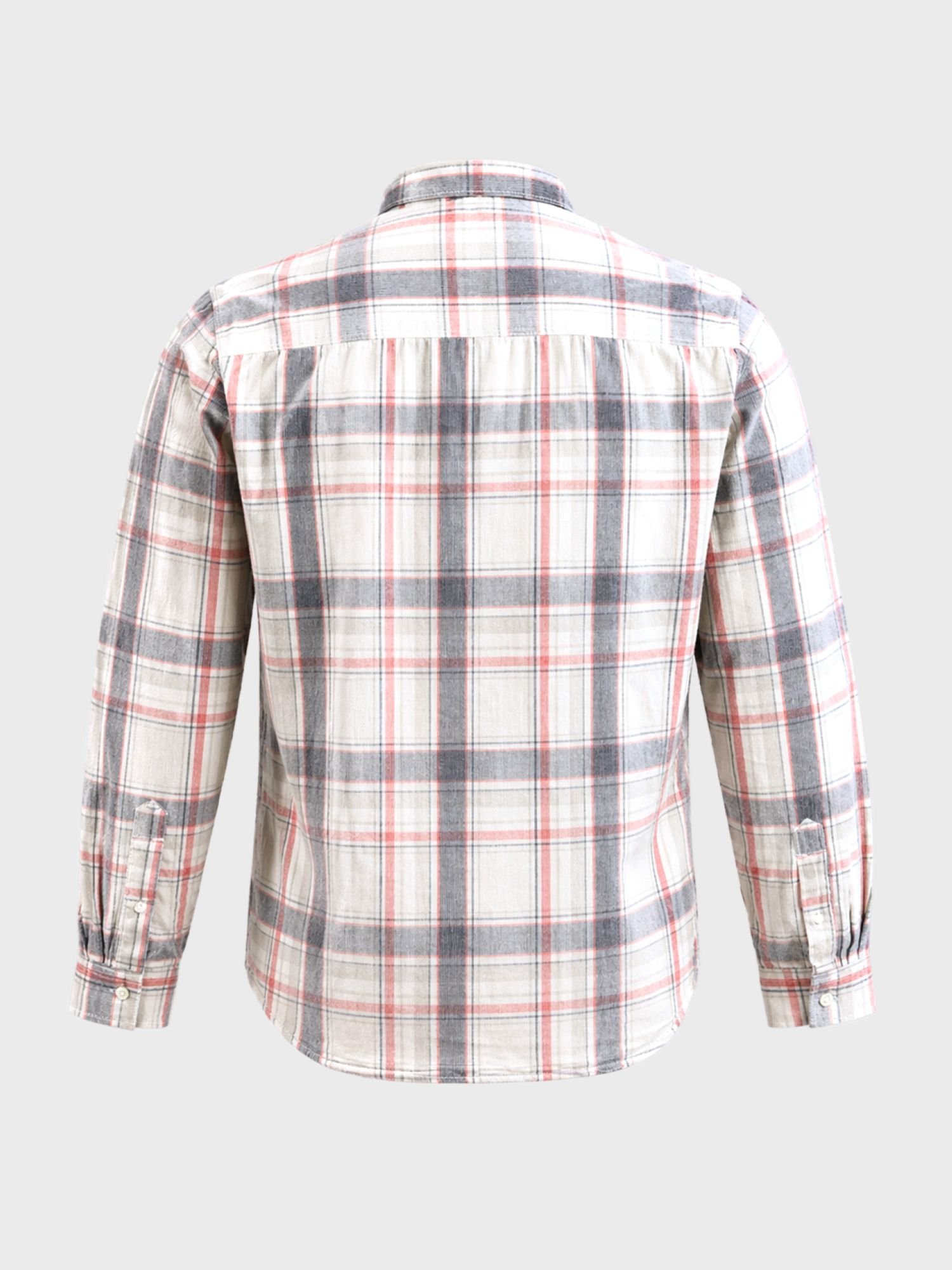 Men Slim Fit Checked Button-Down Collar Casual Shirt