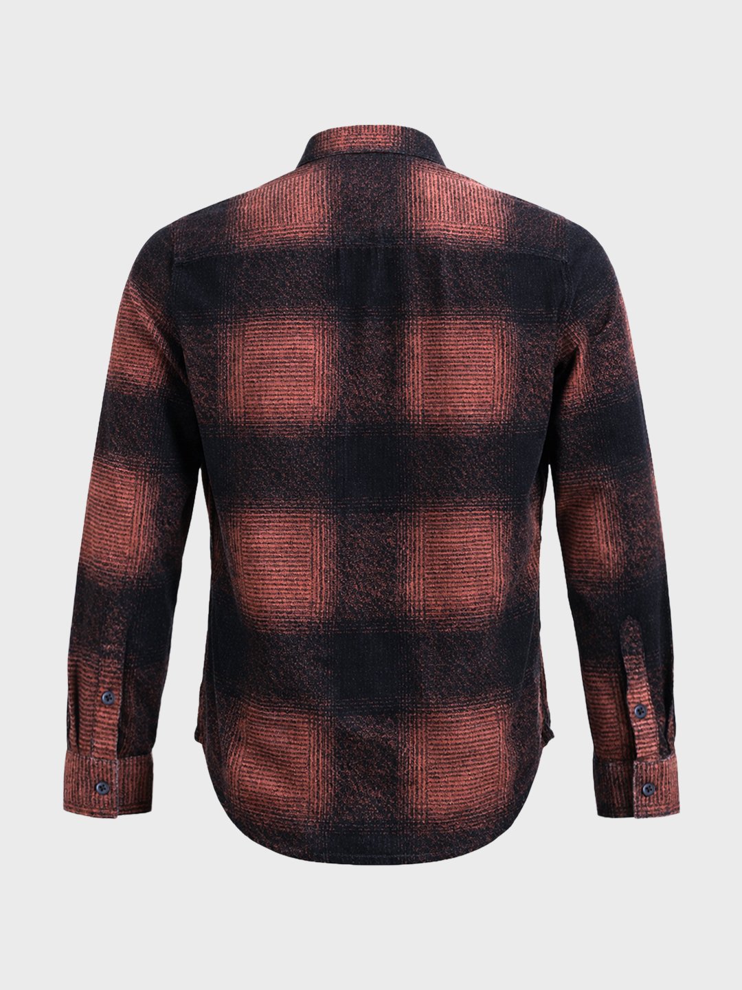 Men Slim Fit Checked Cutaway Collar Casual Shirt