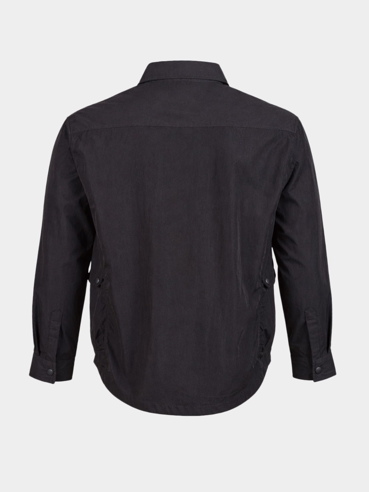 Men Relaxed Fit Solid Cutaway Collar Casual Shirt