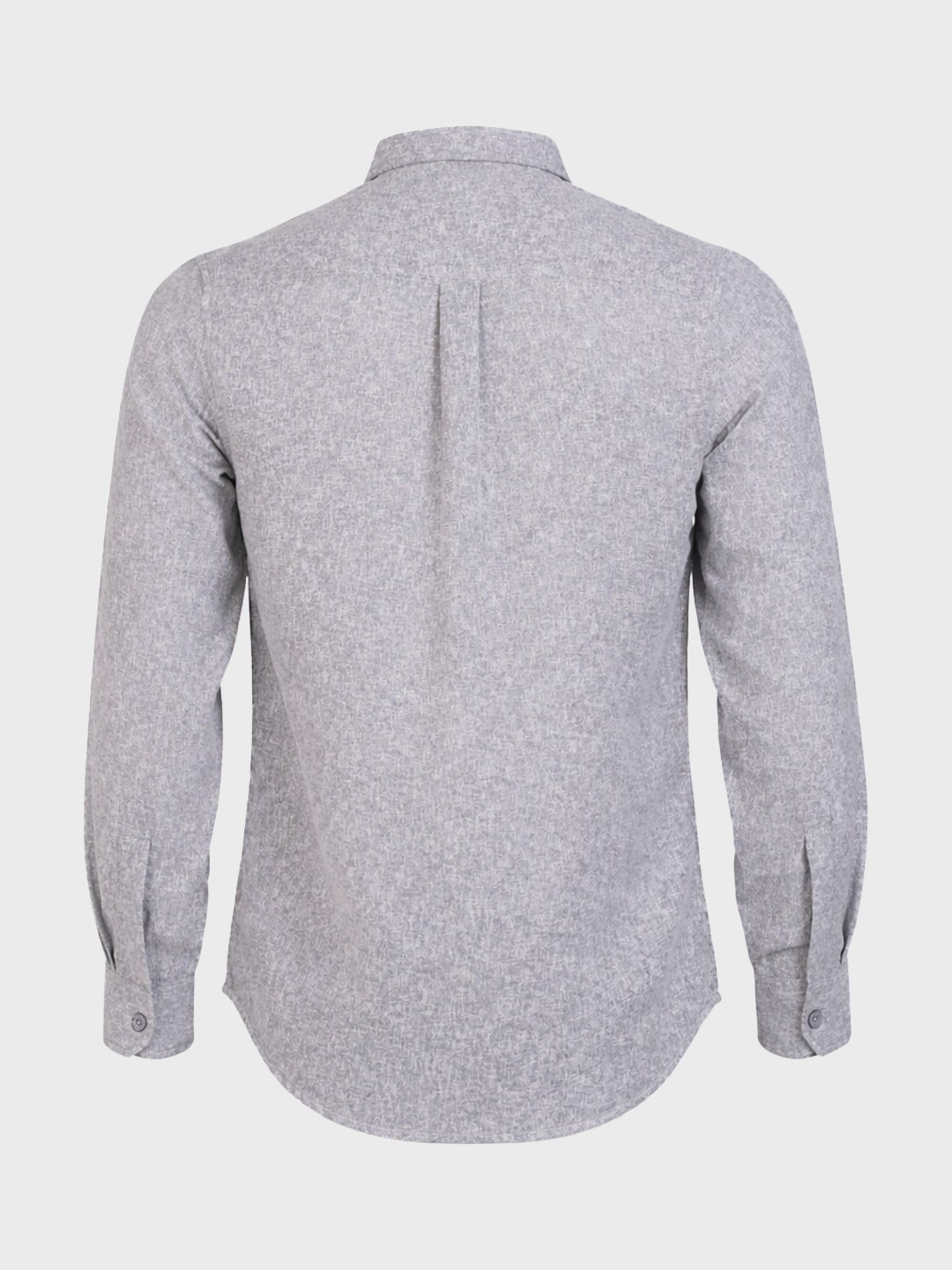 Men Slim Fit Solid Cutaway Collar Casual Shirt
