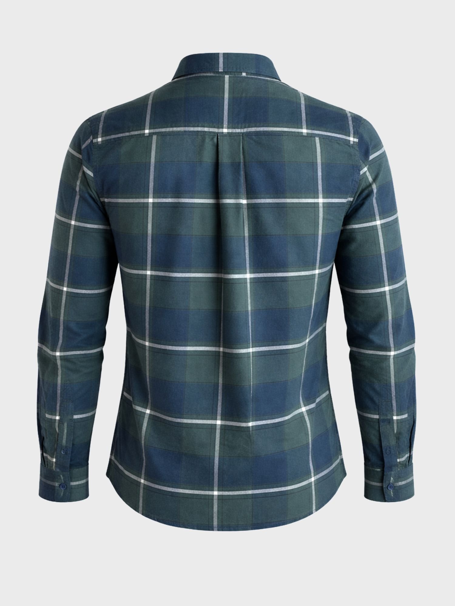 Men Regular Fit Checked Cutaway Collar Casual Shirt