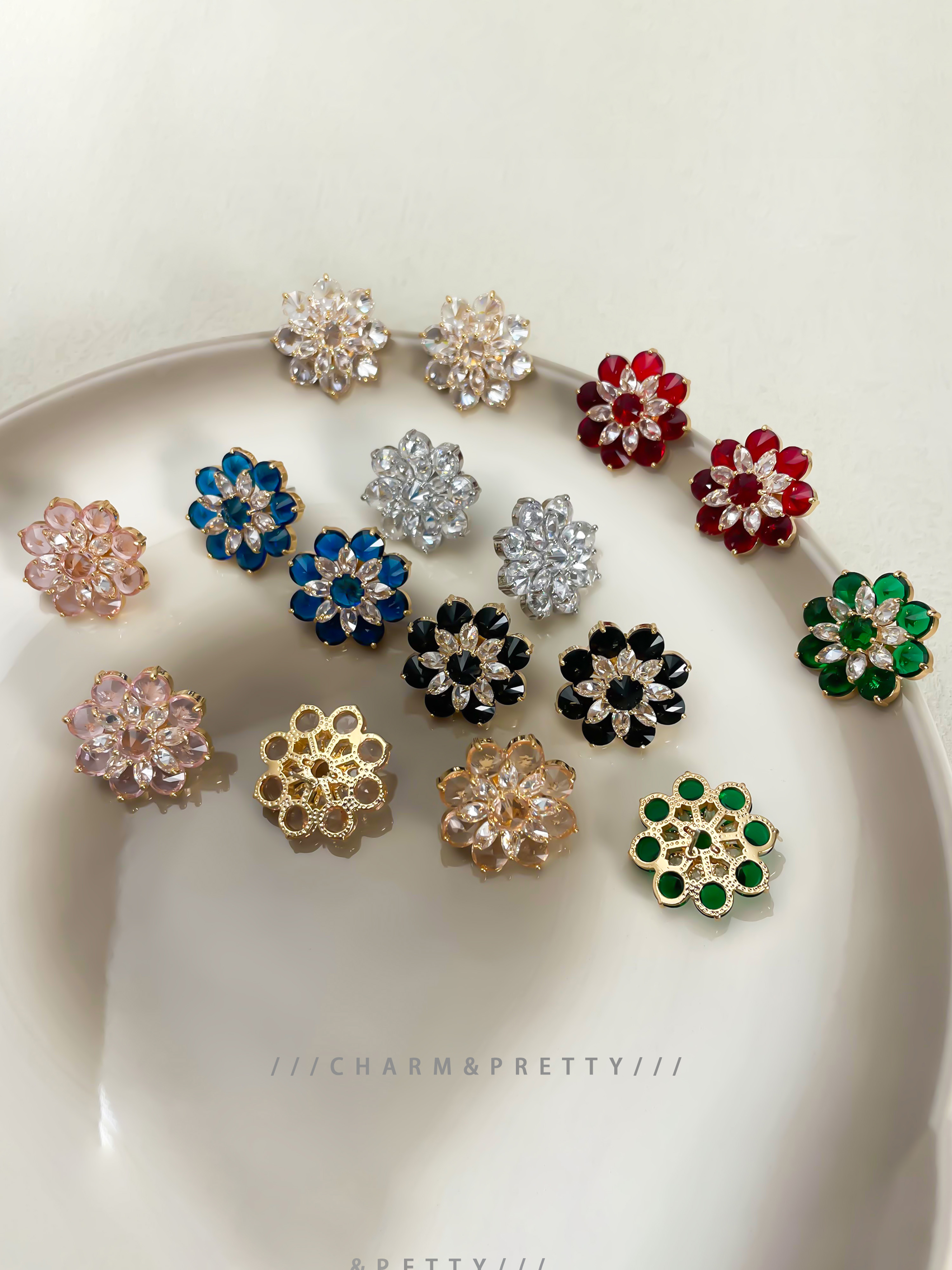 Flower Stud Earrings