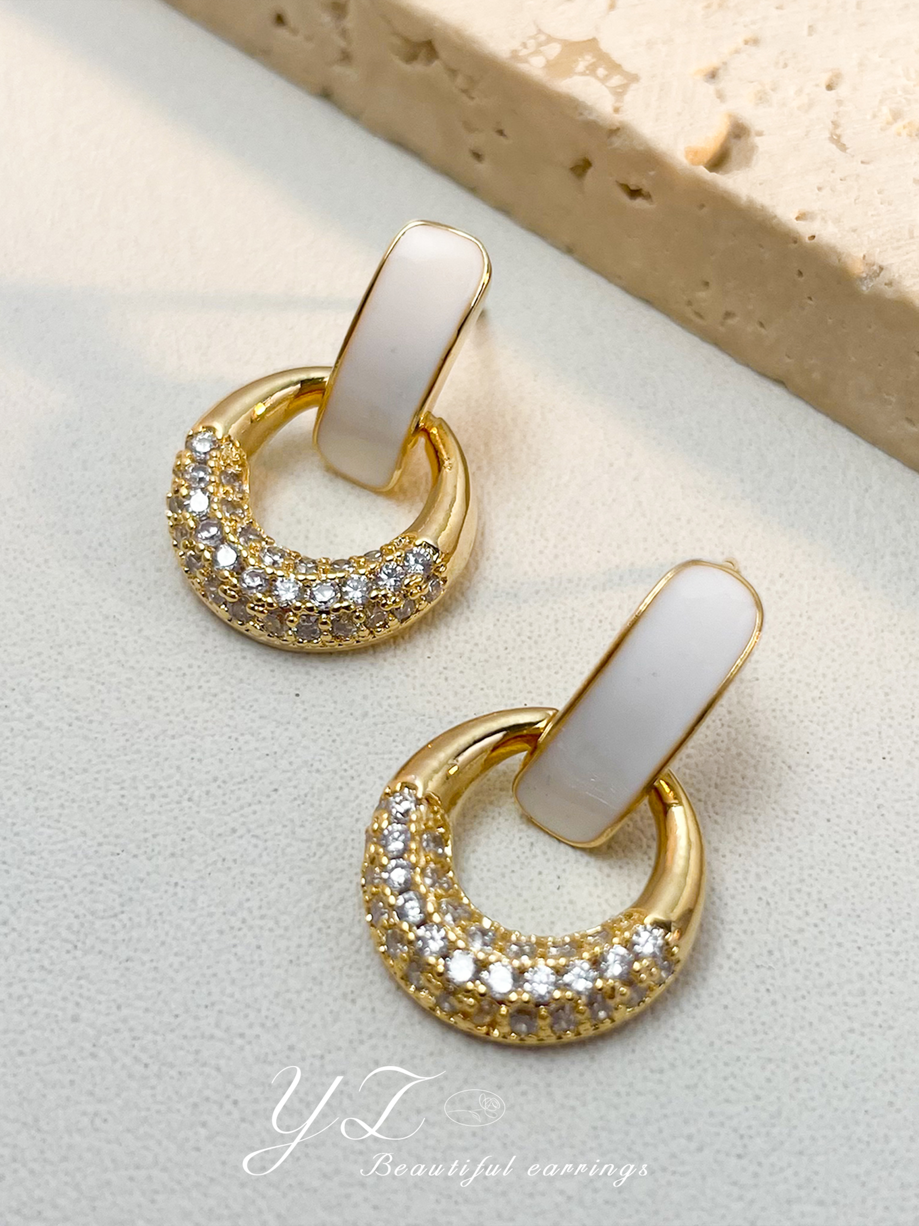 Embellished Dangle Earrings