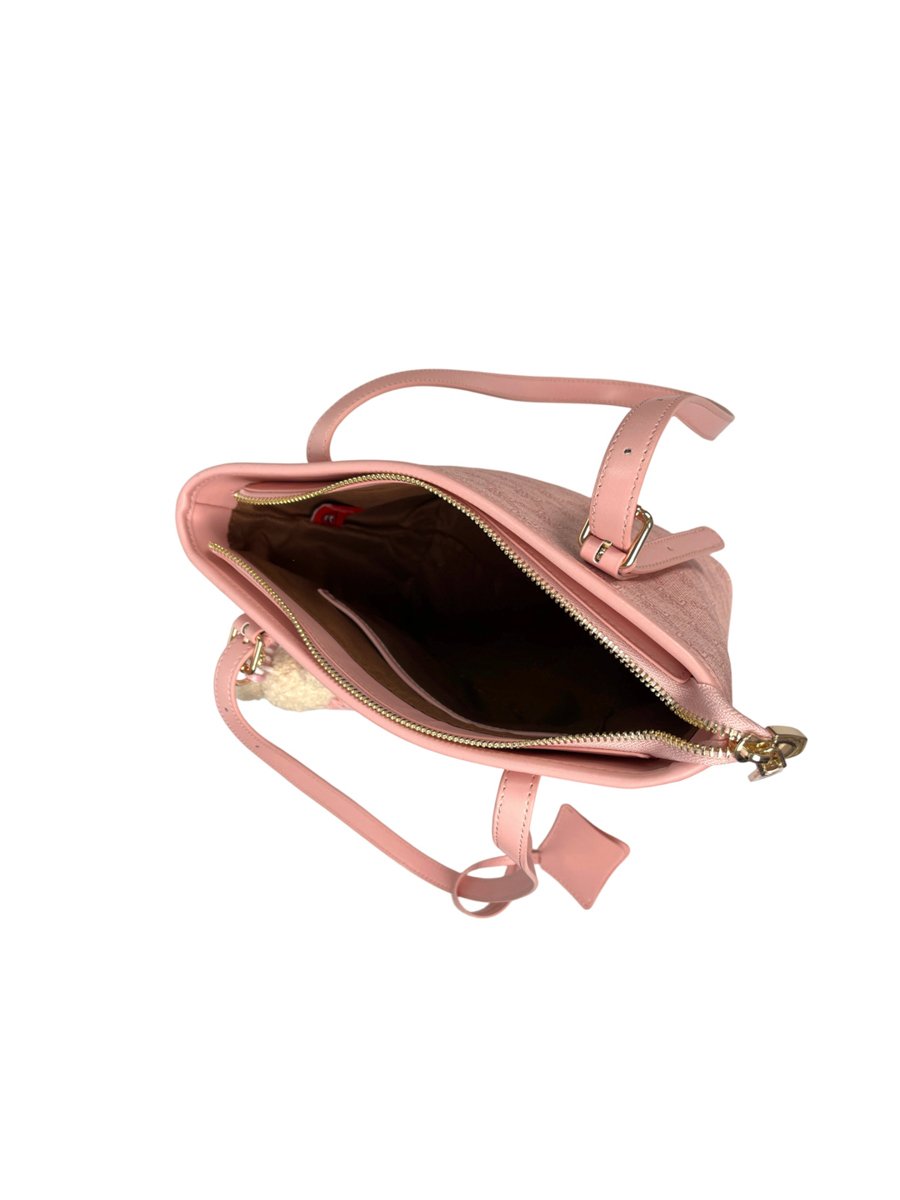 Printed Tote Bag with Charm
