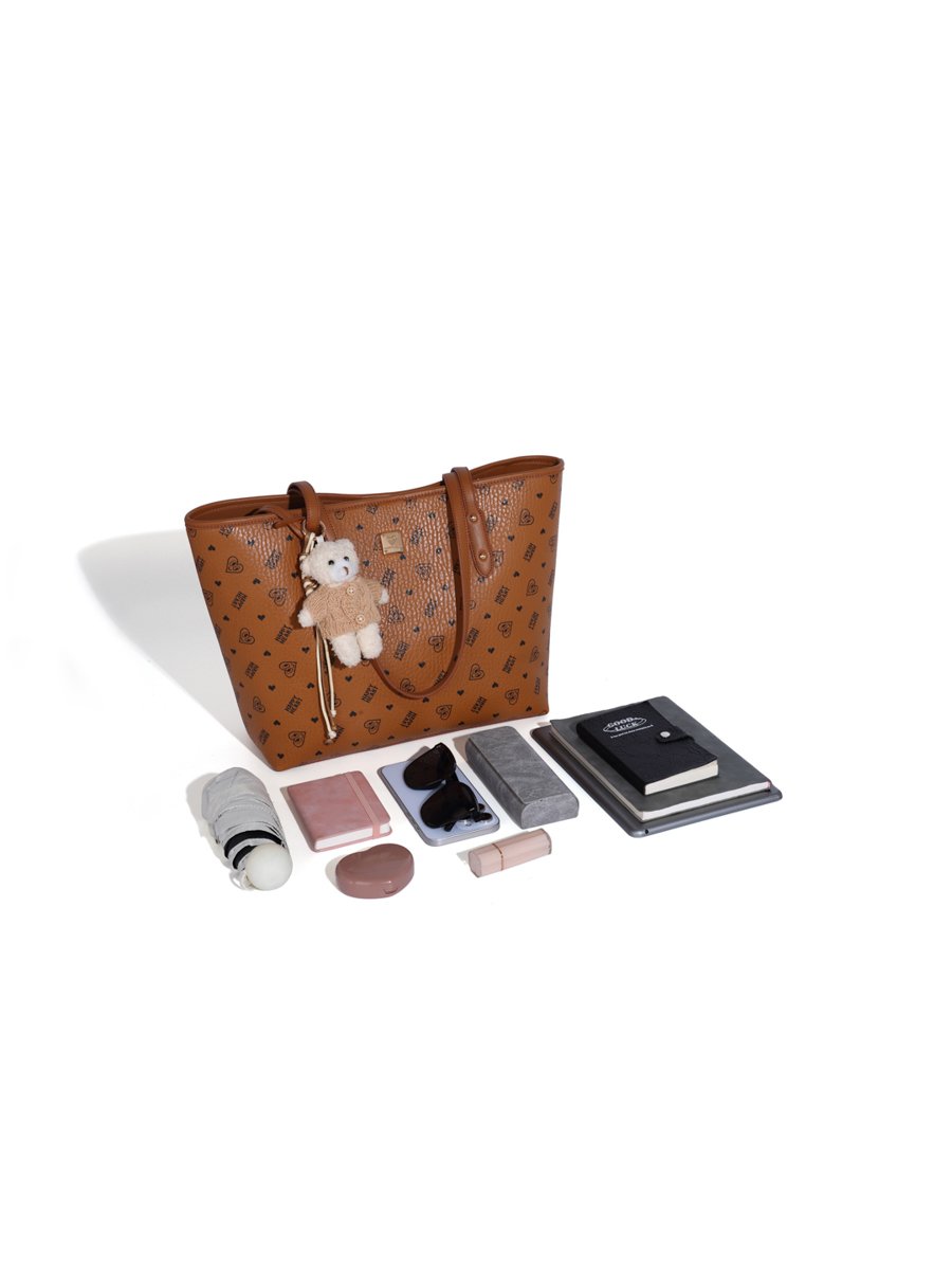 Printed 3-Piece Tote Bag Set