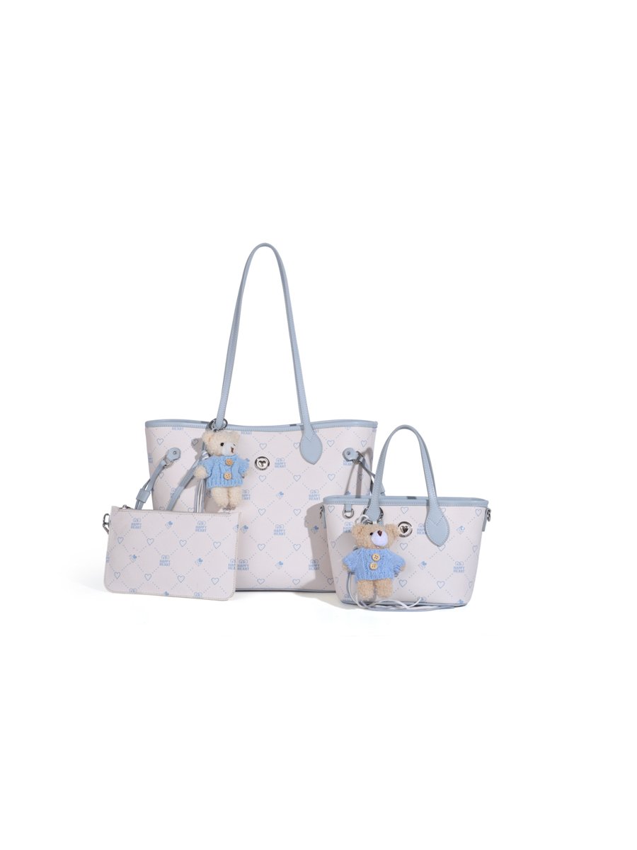 Printed 3-Piece Tote Bag Set