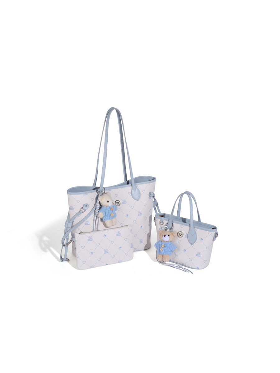 Printed 3-Piece Tote Bag Set