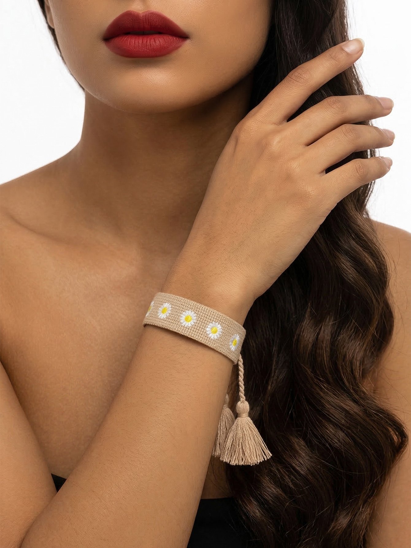 Daisy Charm Bracelet